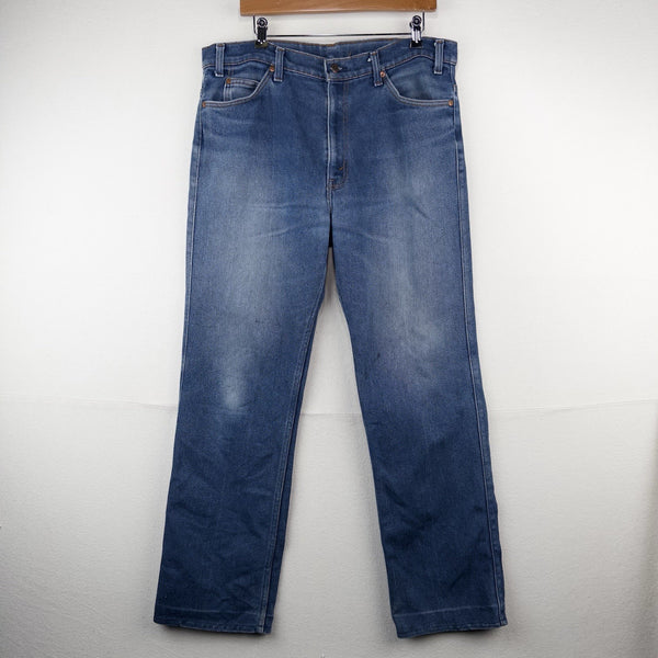 80’s Vtg Levi's 509-2017 Straight Leg Regular Fit Blue Denim Jeans Size 38x30