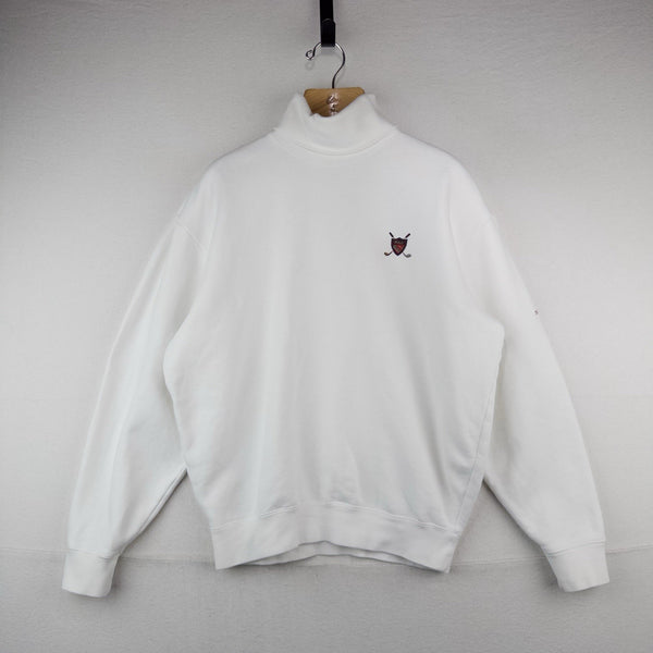 90’s Vtg Polo Golf Ralph Lauren Men’s M Turtleneck Sweatshirt Crest Alabama