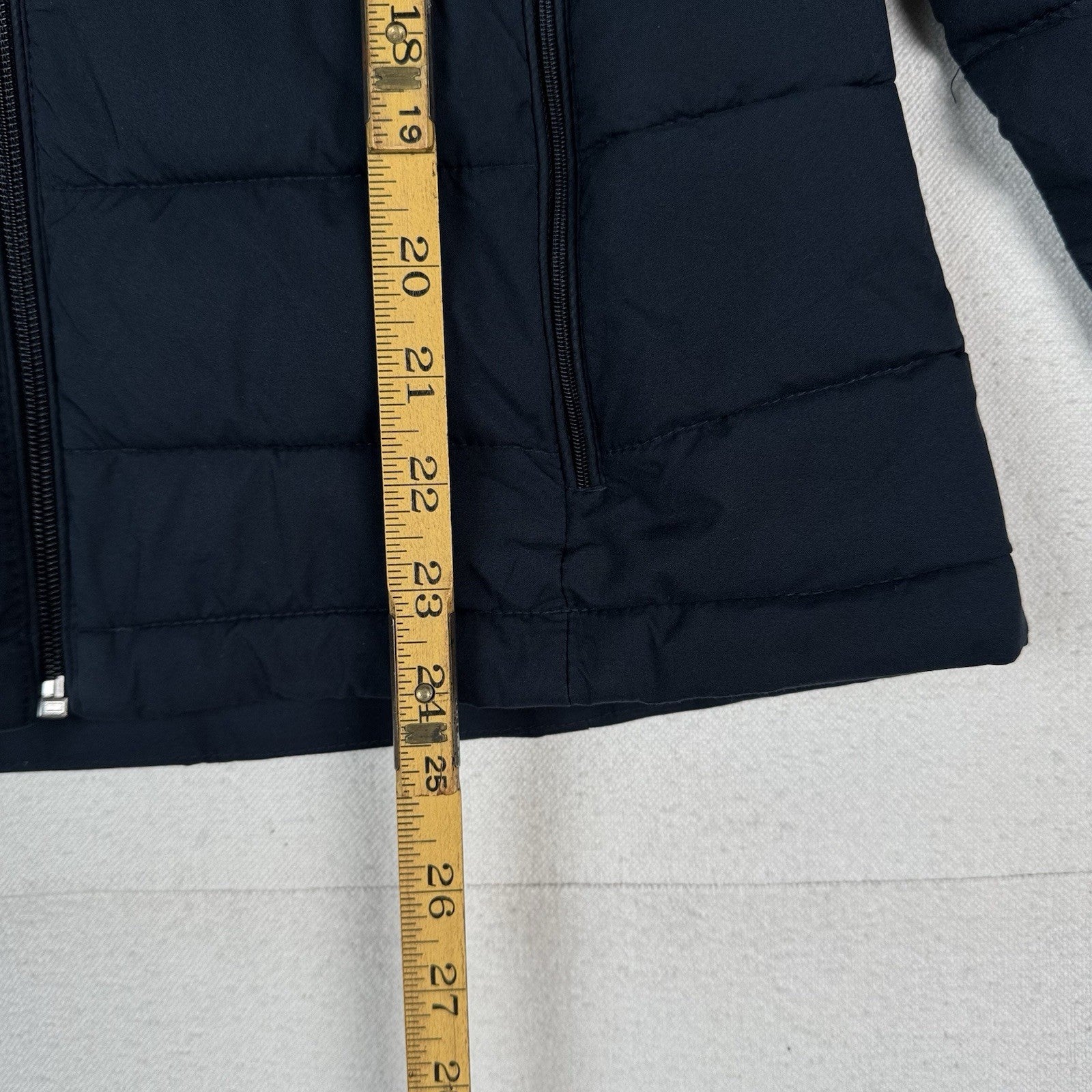 Abercrombie & Fitch Packable Puffer Jacket Women’s Medium Blue Removable Hood