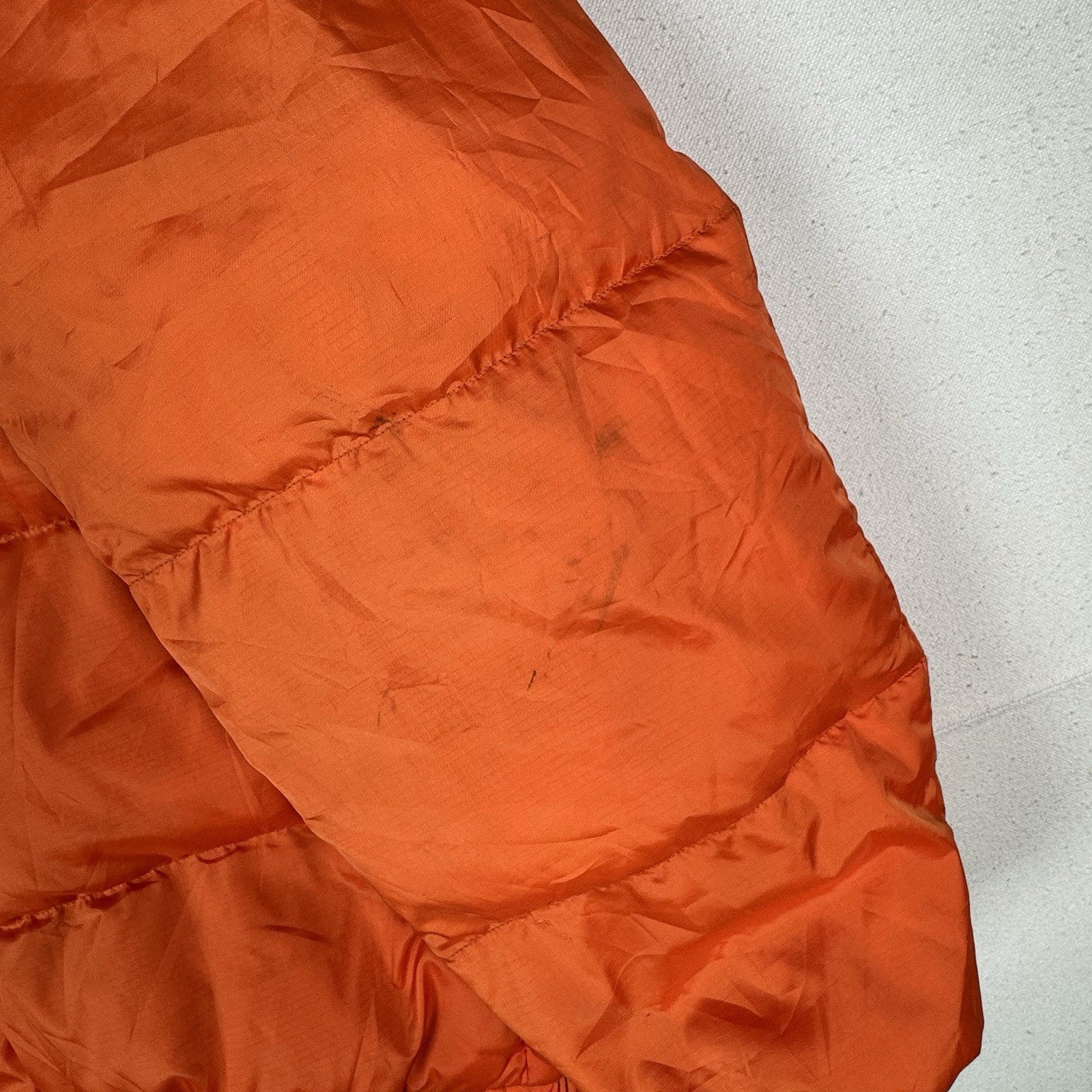 Vtg 90’s Ralph Lauren Polo Jeans Co Puffer Jacket XL Goose Down Outerwear Orange