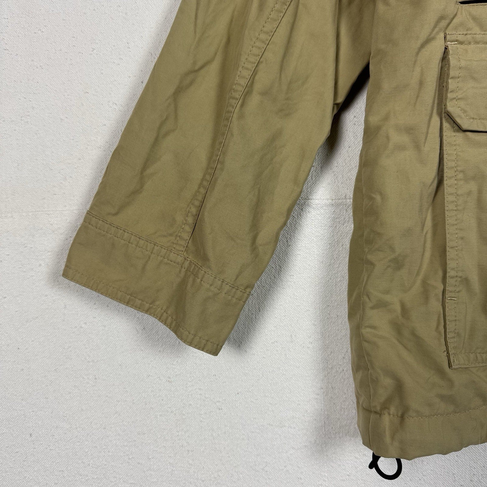 Hunting Camping Safari Men’s XL Convertible Guide Jacket Vest Khaki Waterproof