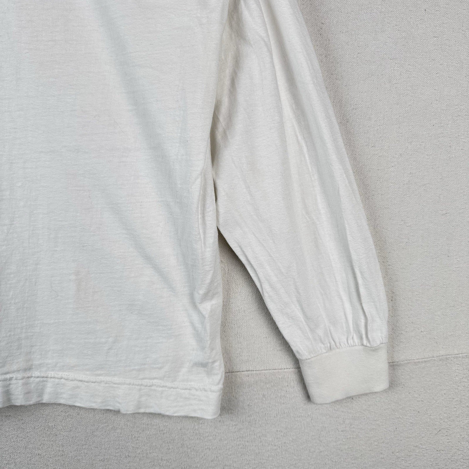 Vintage Nautica J-Class US2 Racing Men’s Large White Long Sleeve Pocket T-shirt