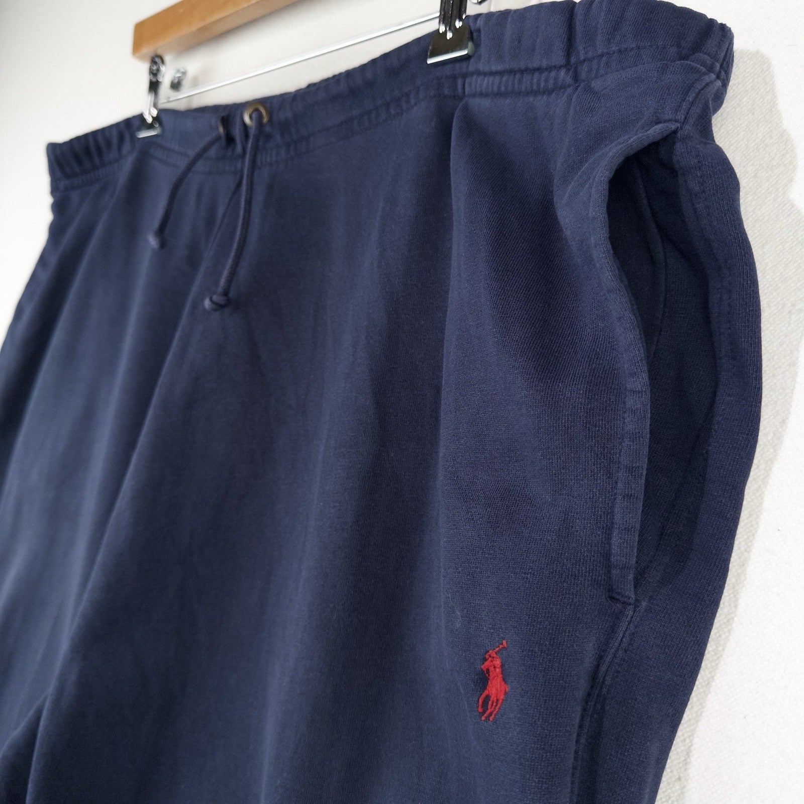 90's Vtg Polo Ralph Lauren Men's XL Sweatpants Jogger Pants Cotton Navy Blue
