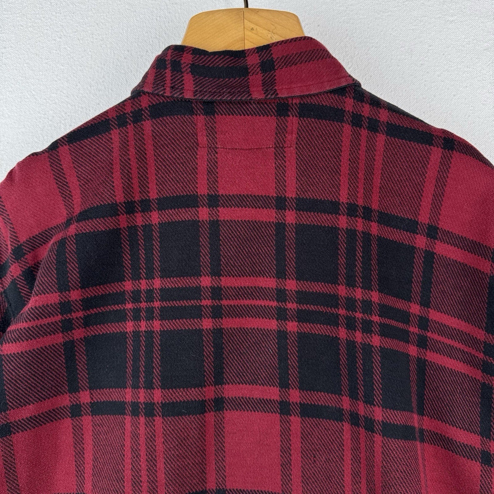90’s Vtg Polo Sport Ralph Lauren Men’s L Buffalo Plaid Flannel Shirt *Read