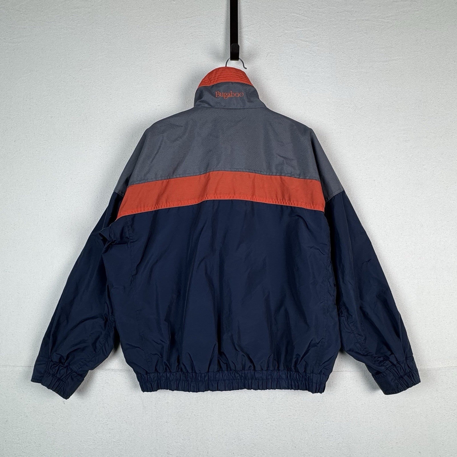 Vtg 90’s Columbia Bugaboo Jacket Men’s M Full Zip Blue Gray Orange *Shell Only