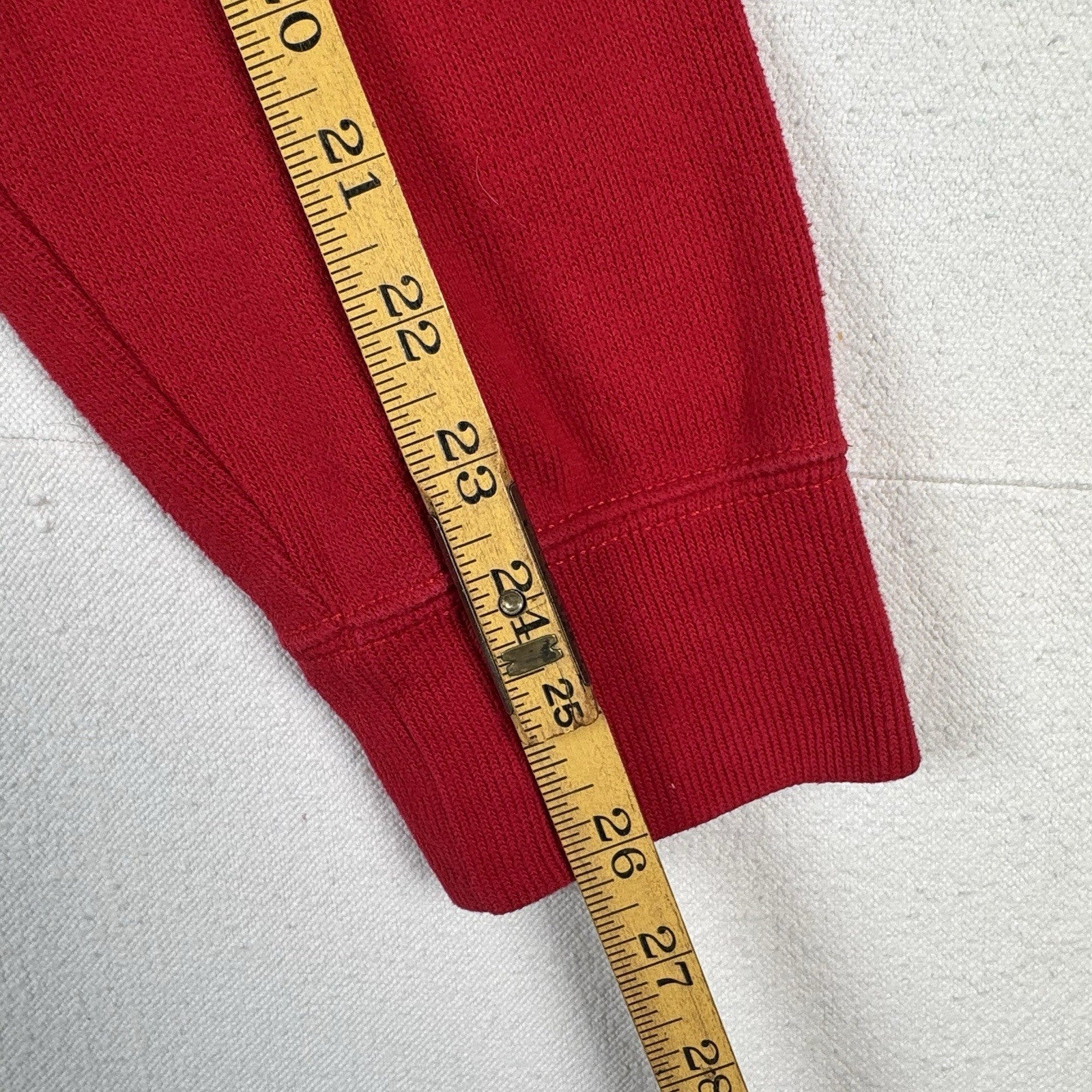 80’s Vintage Polo Ralph Lauren Quarter 1/4 Zip Pullover Sweater Mens XL Red