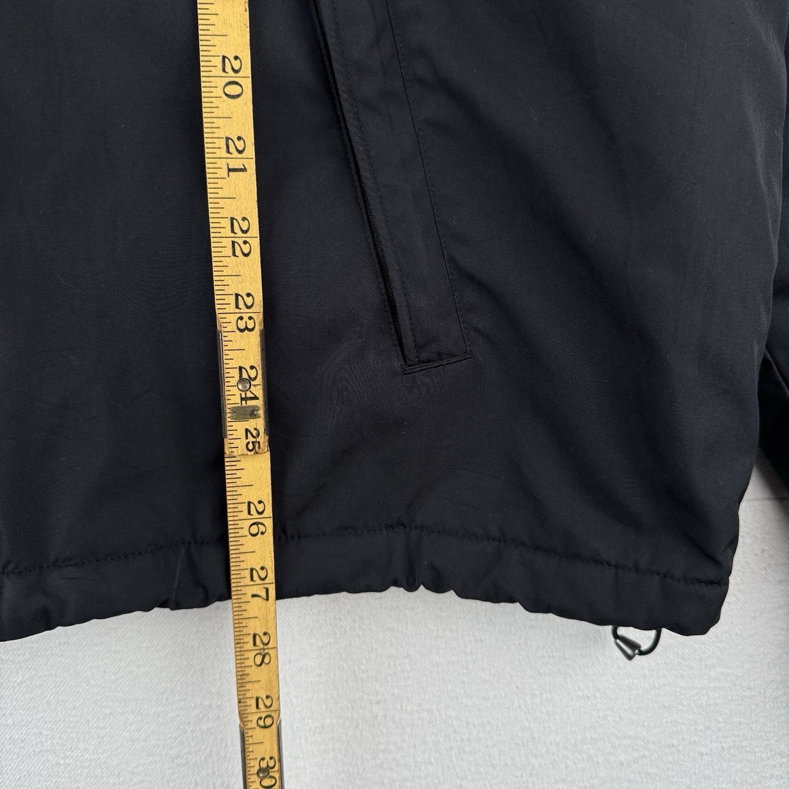 Polo Ralph Lauren Harrington Jacket Mens XL Black Insulated Stowaway Hood