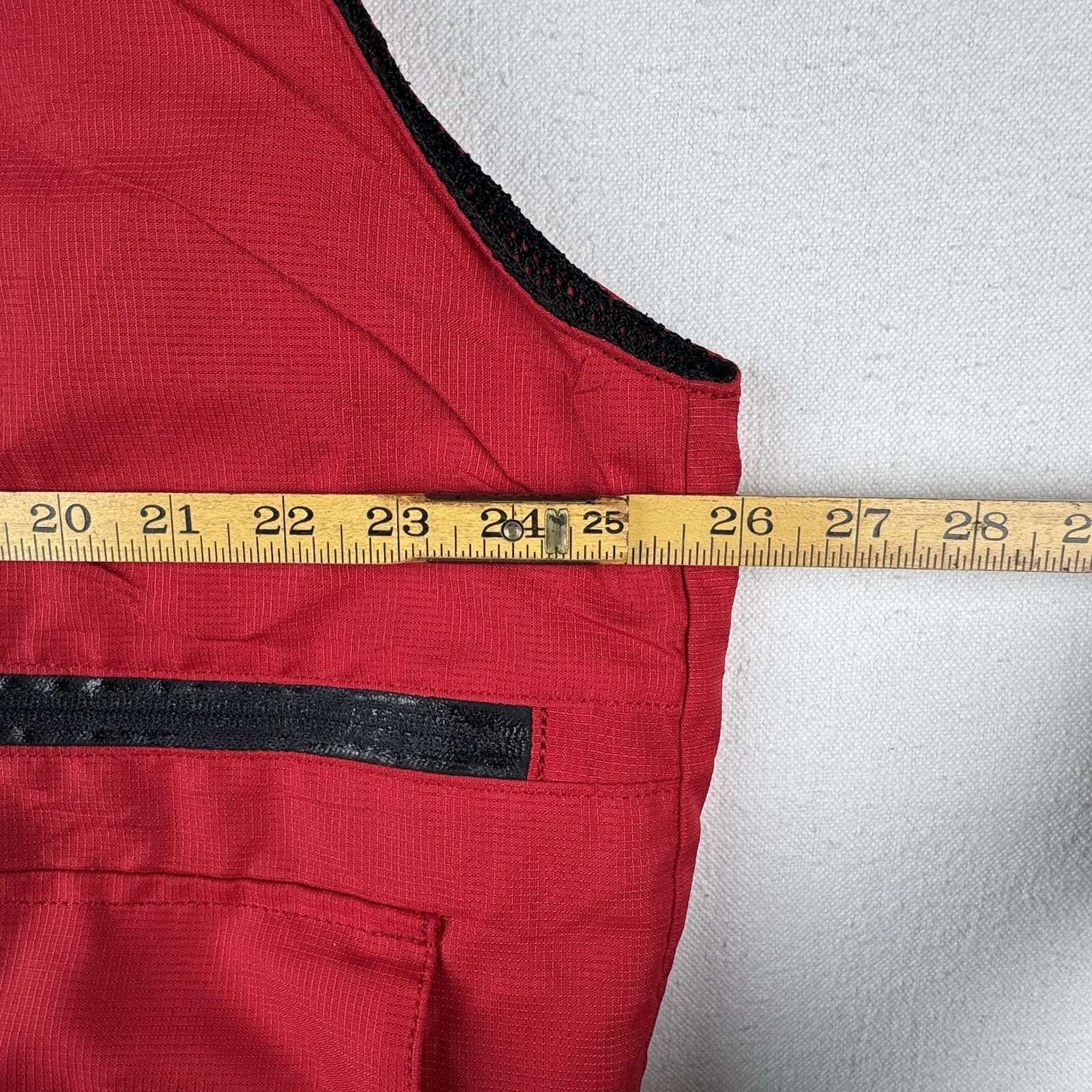 Vintage Ski Patrol Vest Rescue Team Vest Red Black 2XL