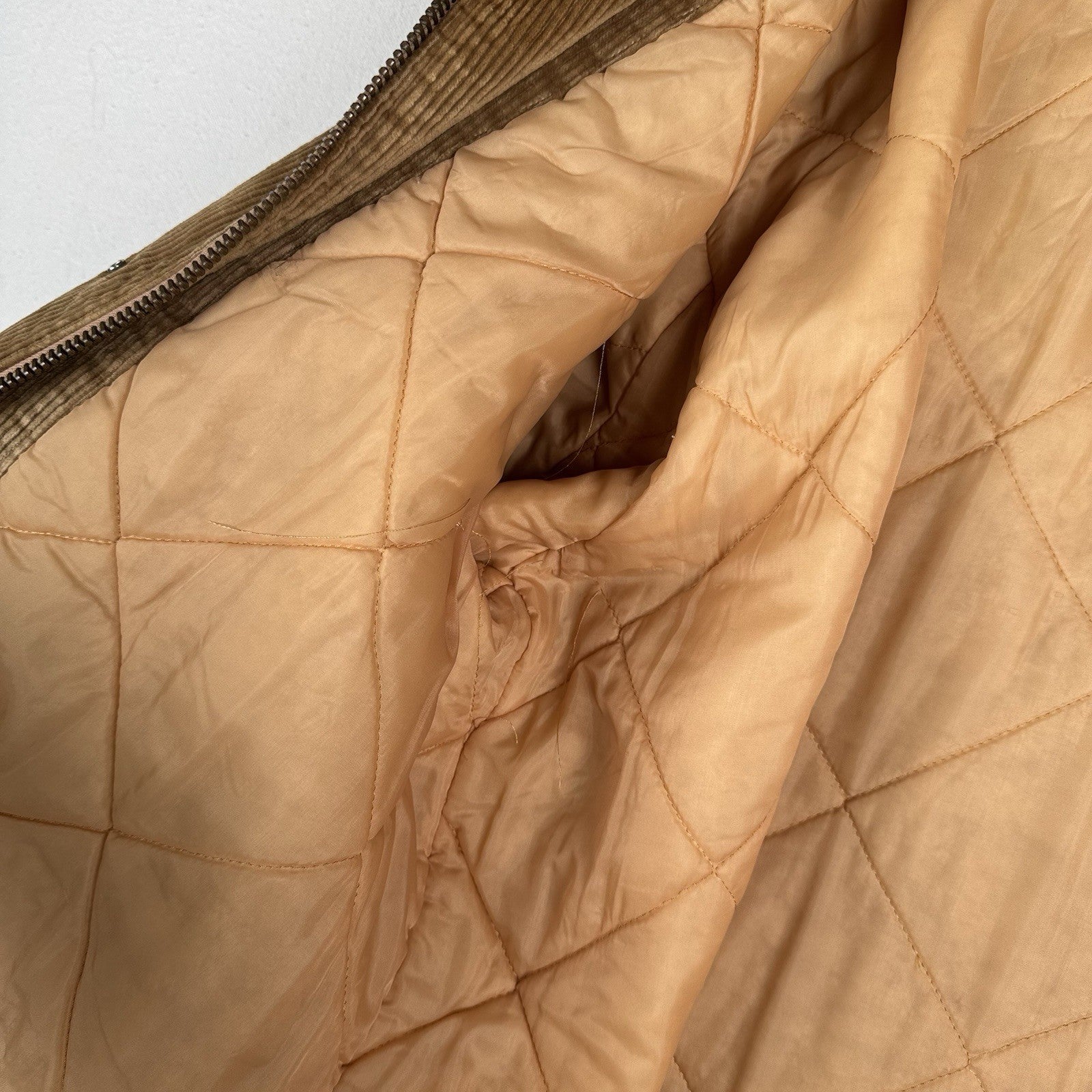 60s Marshall Co Gamemaster Mens XL Pearl Snap Corduroy Field Barn Chore Coat USA