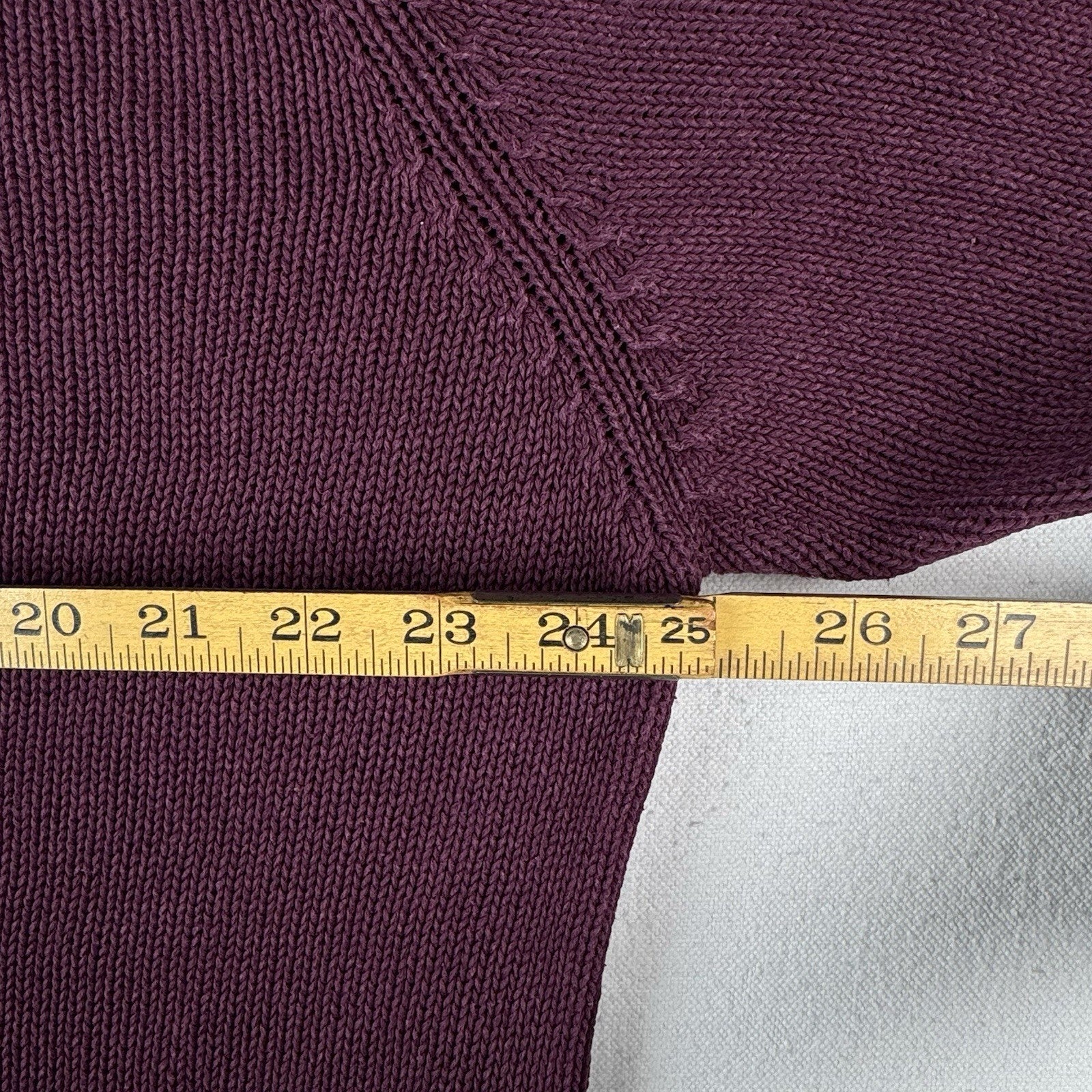 90’s Vintage Polo Ralph Lauren Sweater Men’s XL Eggplant Purple Cotton