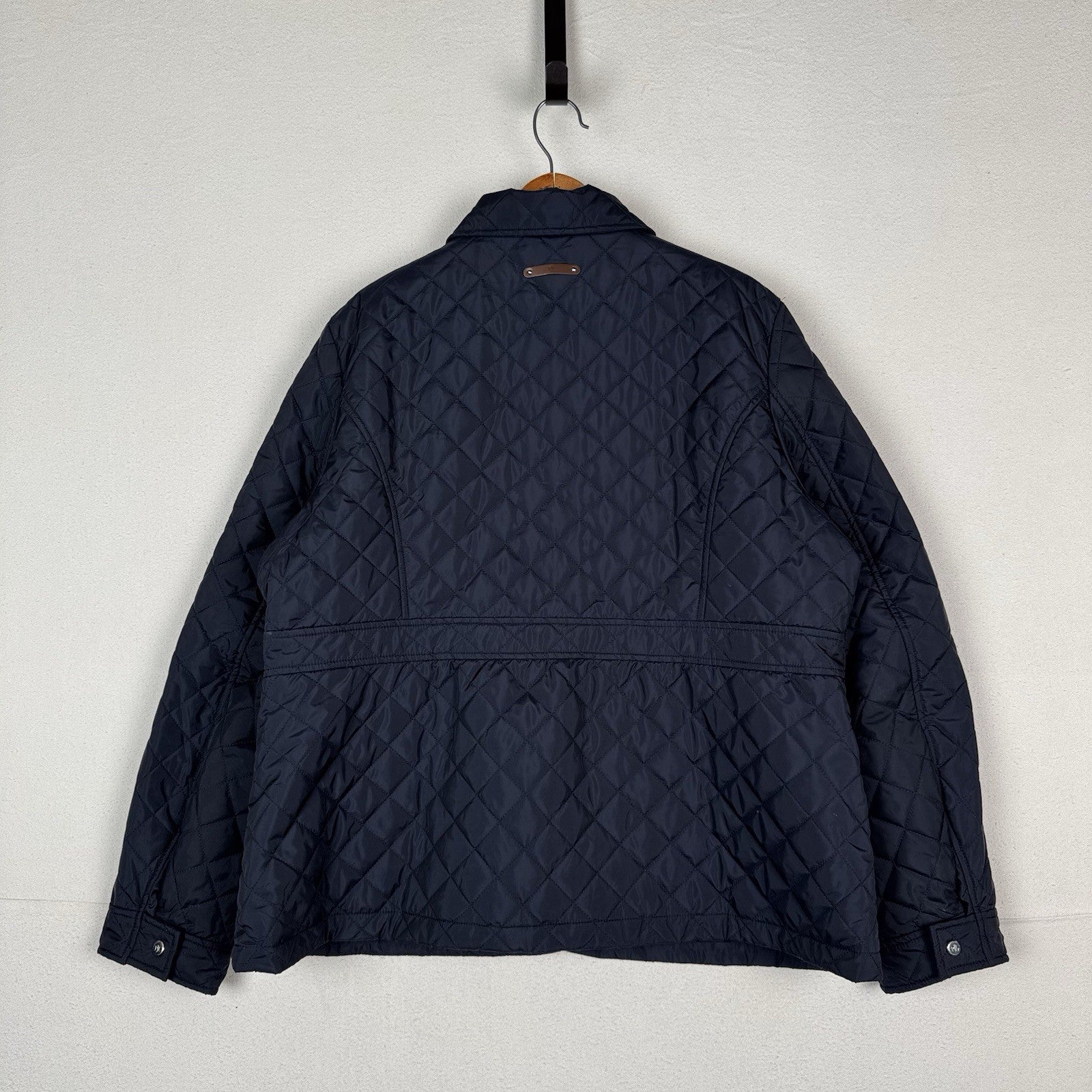 Lauren Ralph Lauren Women's Diamond Quilted Barn Jacket 2XL Black