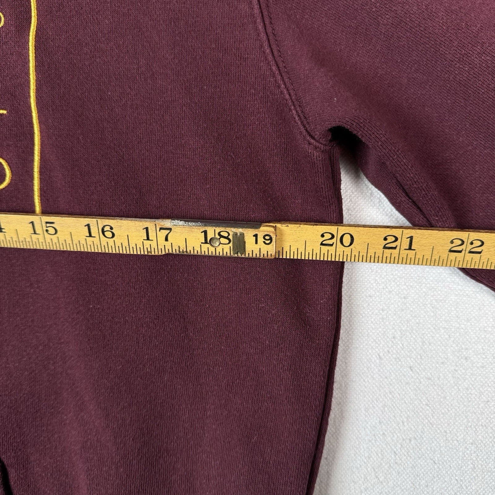 Vans Men's "Off The Wall Original 1966" Hoodie Pullover Maroon Sweatshirt Small