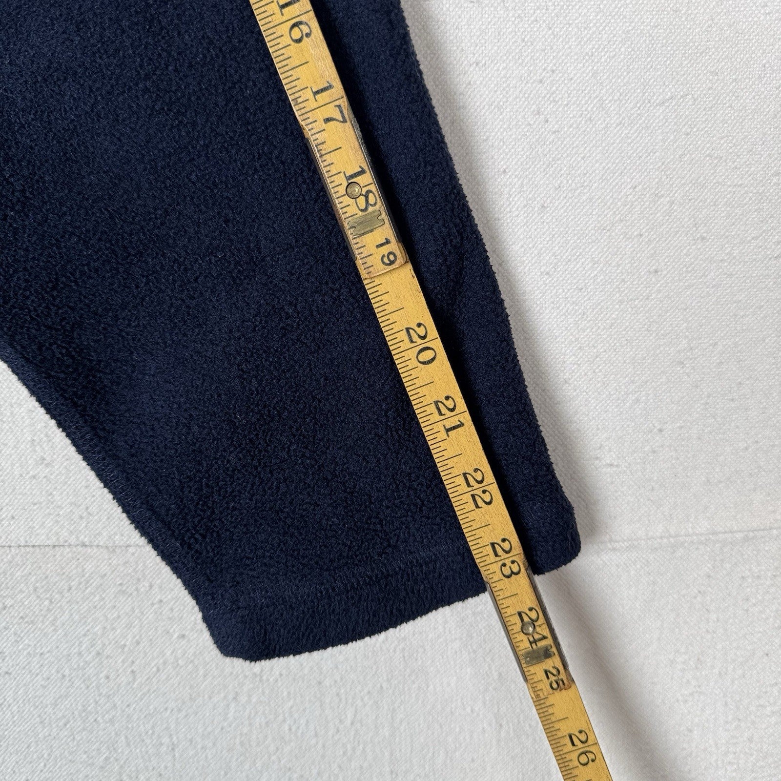 Vintage 90s Polo Sport Ralph Lauren 1/4 Zip Jacket Mens XL Blue Fleece Spellout
