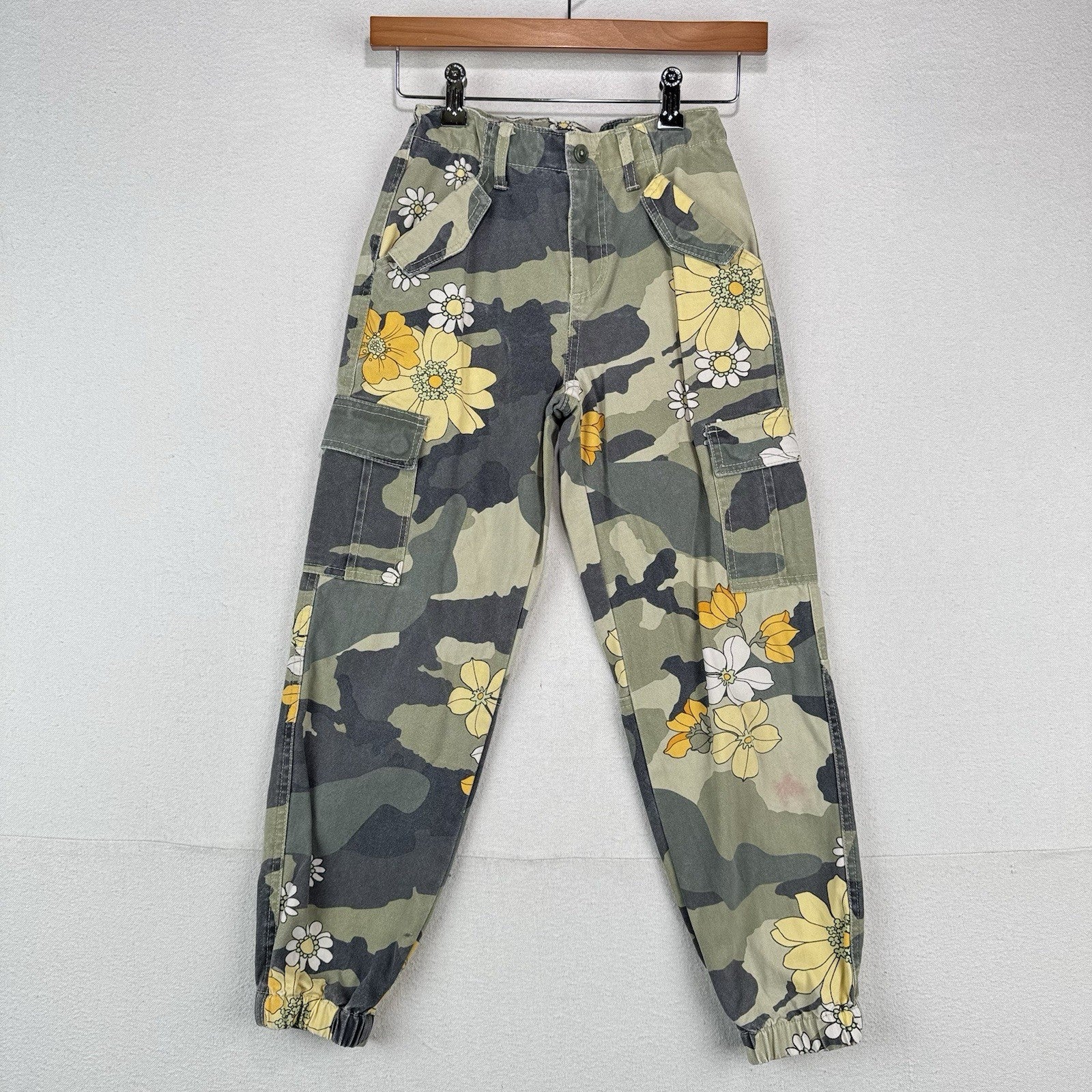 Floral Camouflage 2-piece Girl’s 9-10 Utility Jacket And Jogger Pants Forever 21