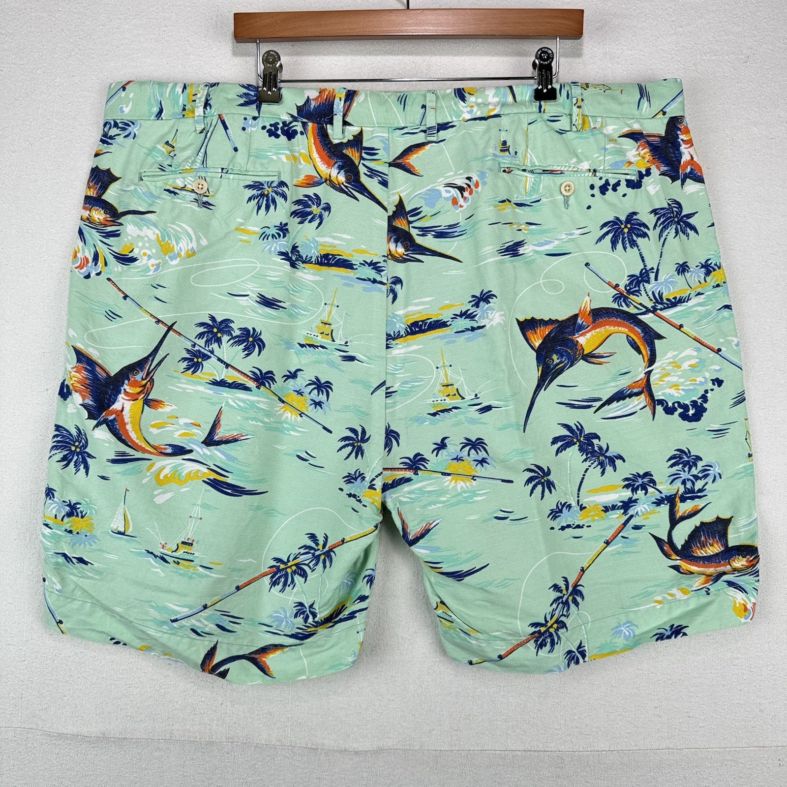 Polo Ralph Lauren Classic Fit Men’s 48Bx8 Sailfish Linen/Cotton Chino Shorts