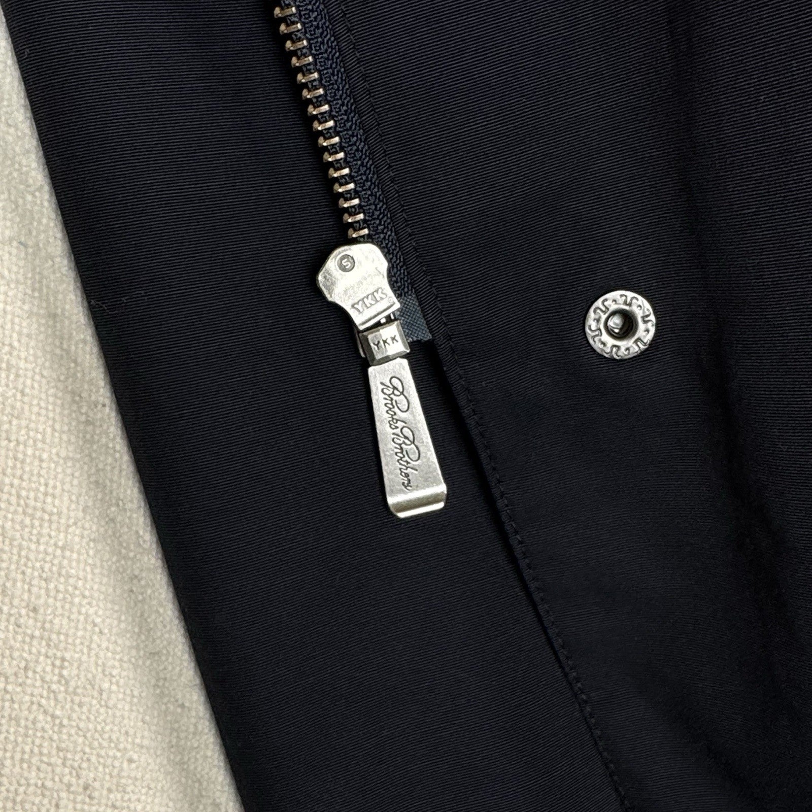 Brooks Brothers 346 Field Jacket Men’s Medium Blue Utility Barn Coat Lined *Read