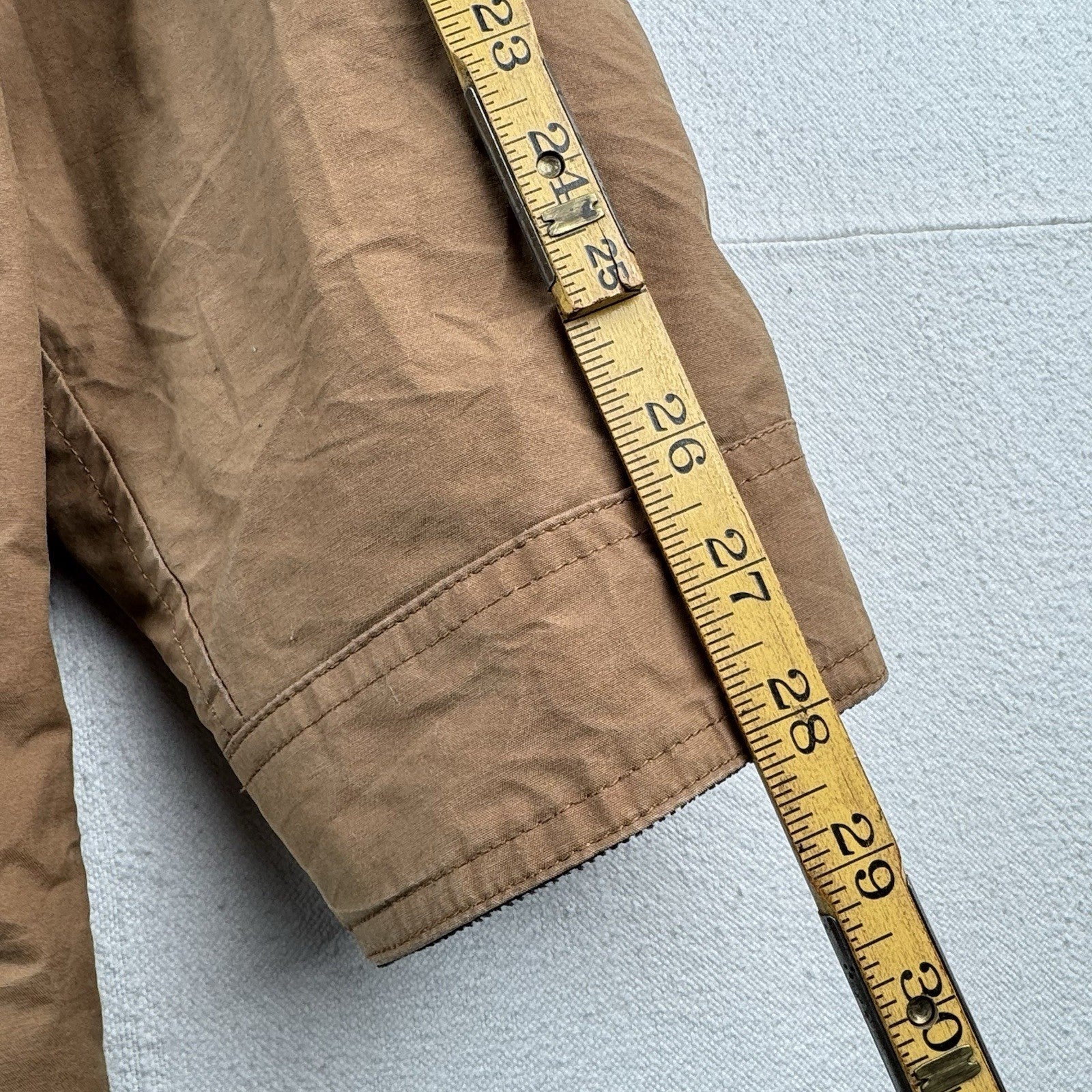 Lands' End Men's Bayfield Cotton Parka Camel Color Size XLT (46-48) *Read