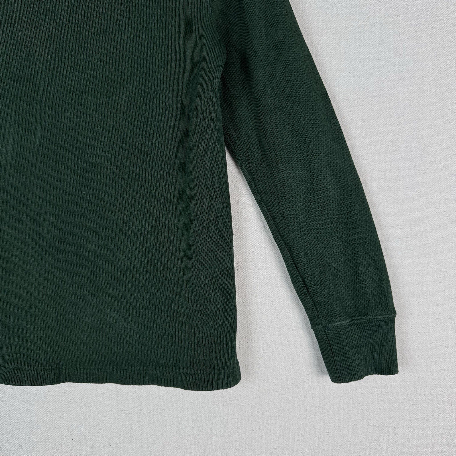 Polo Ralph Lauren Boys Quarter Zip Sweater Pullover Holiday Green Medium 10-12