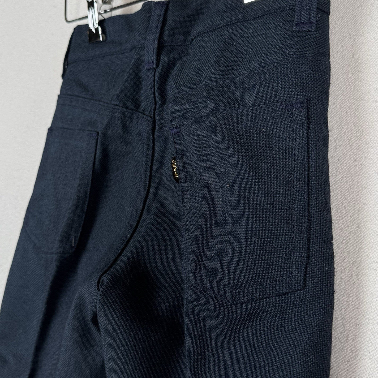 Vintage 70’s Kids Levi’s Big E Sta-Prest Twill Pants Red Raglan Crewneck Set 6-7