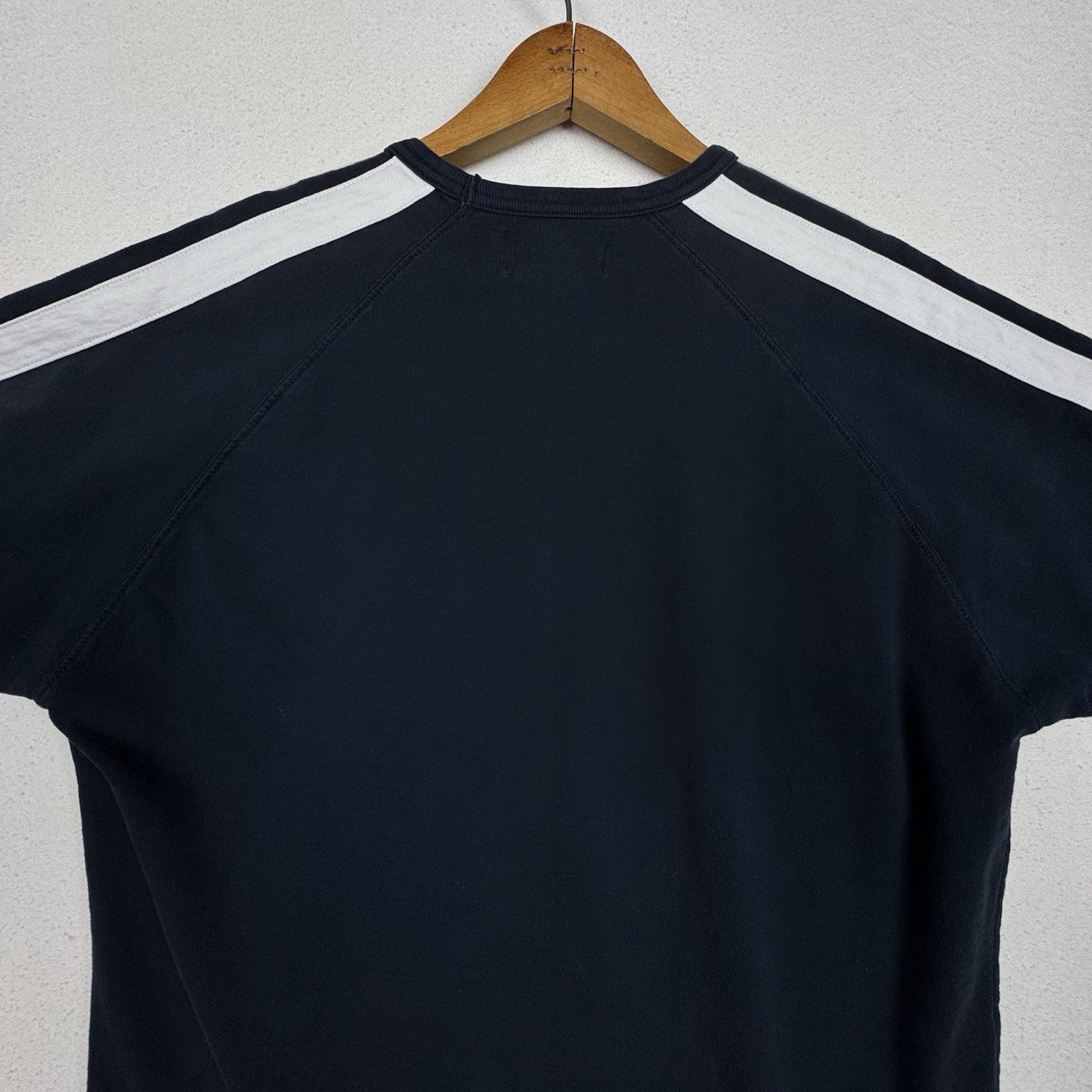 VTG 90'S Chaps Ralph Lauren Short Sleeve Sweatshirt Palm Trees Size Large Blue