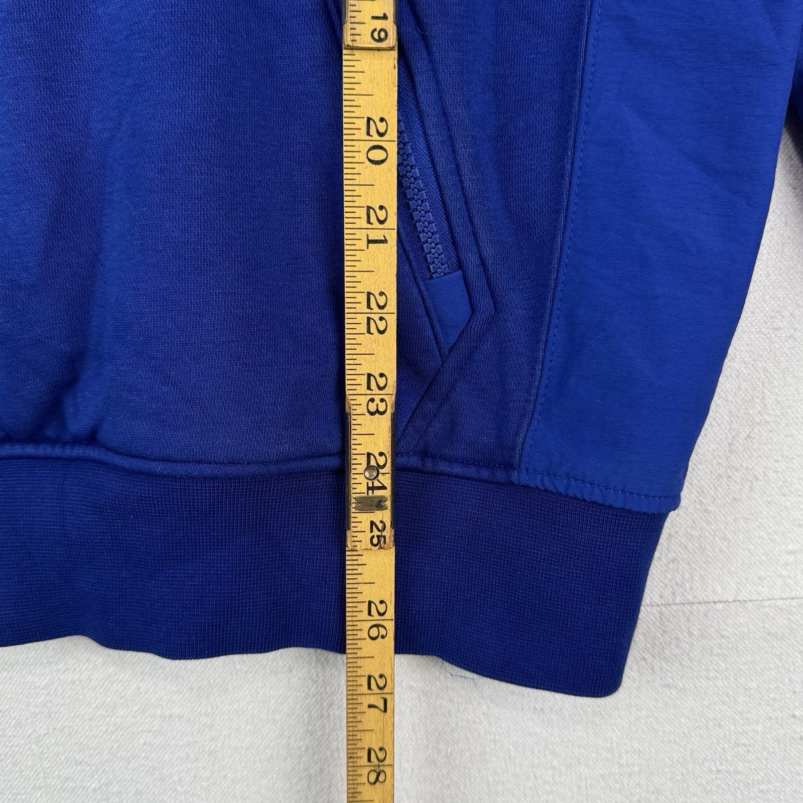 Polo Ralph Lauren Men’s M Logo Spectre Pullover Fleece Hoodie Quarter Zip Blue