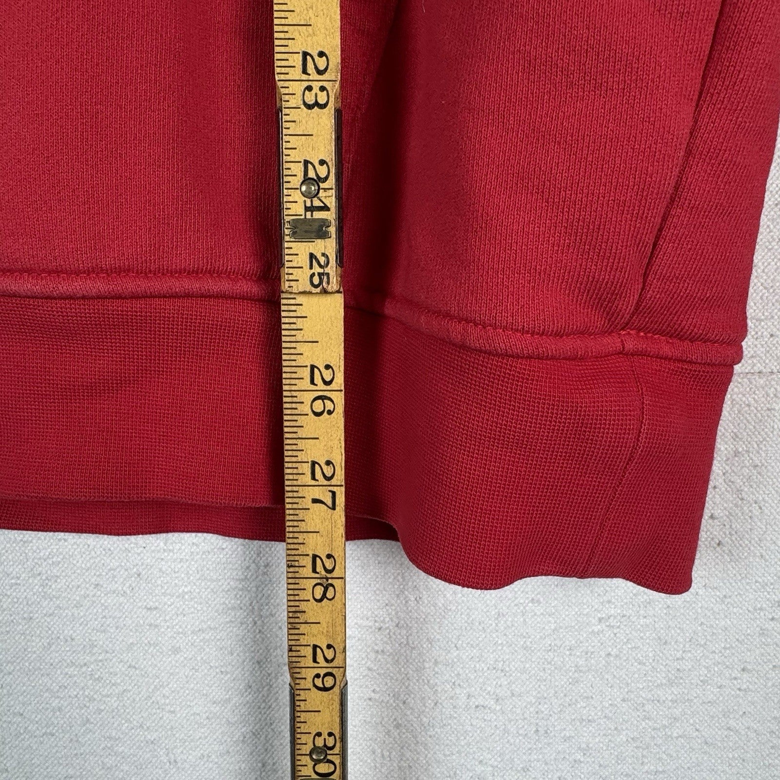 Nike Air Jordan Flight Logo Fleece Pullover Hoodie Men Sz L Red DQ7338-612