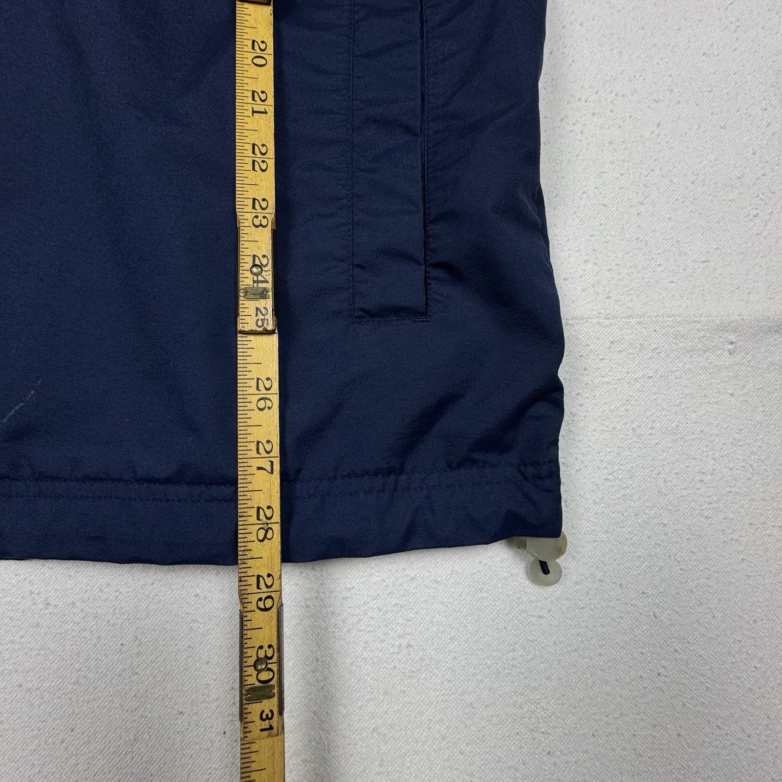 Vintage 90s Nike Jacket Mens XL Navy Blue Full Zip Nylon Windbreaker Jacket