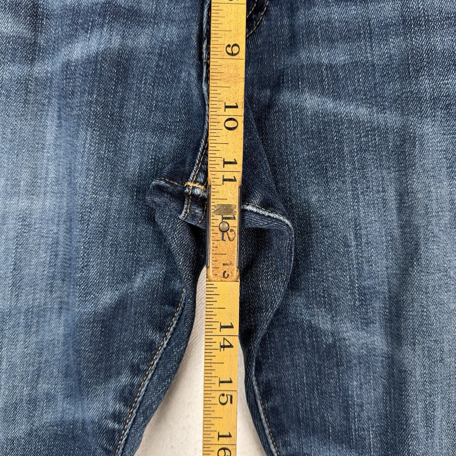 Polo Ralph Lauren Hampton Jeans Mens 36x32 Denim Relaxed Straight *Distressed