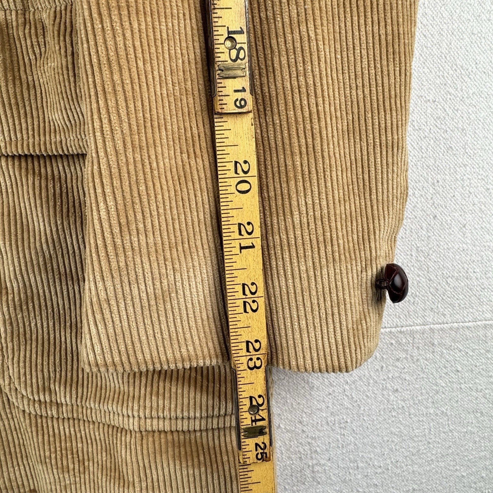 60s/70s Vtg L.L. Bean Camel Corduroy Norfolk Field Jacket Men’s 40 (Fit 38”) USA