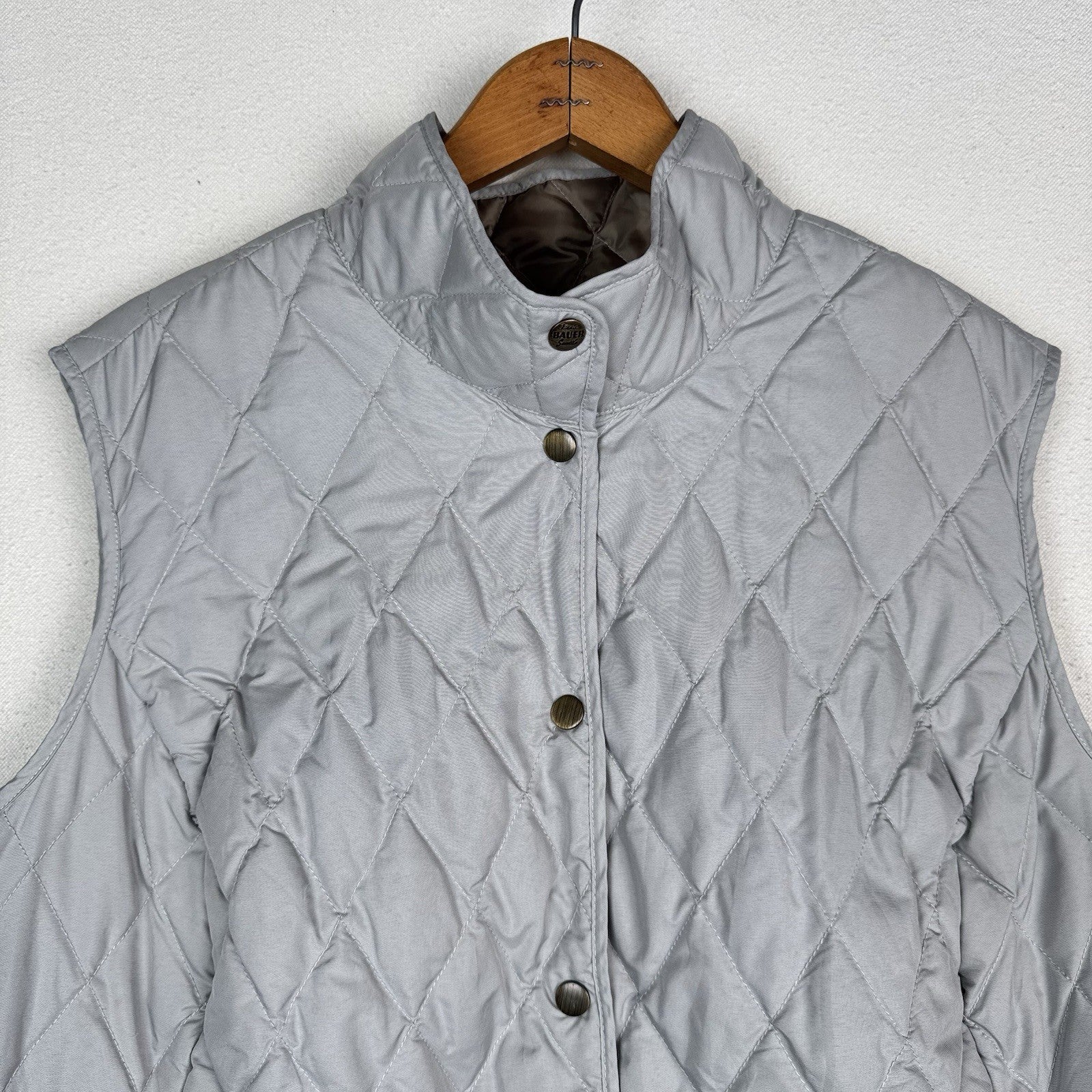 Eddie Bauer Women’s 3X Grey EB550 Premium Goose Down Cold Weather Vest
