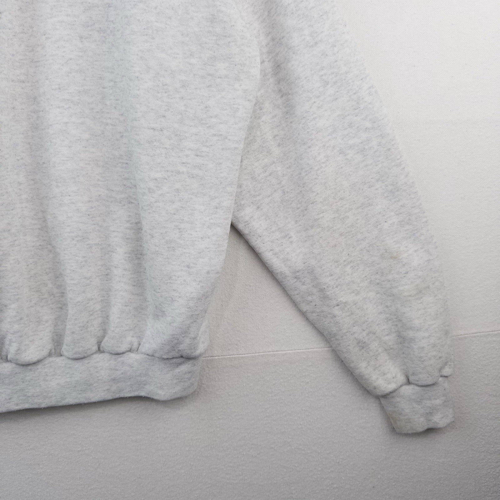 80’s Vtg USMC Military Santee Gray Print Sweatshirt Men’s XL Boxy Made in USA