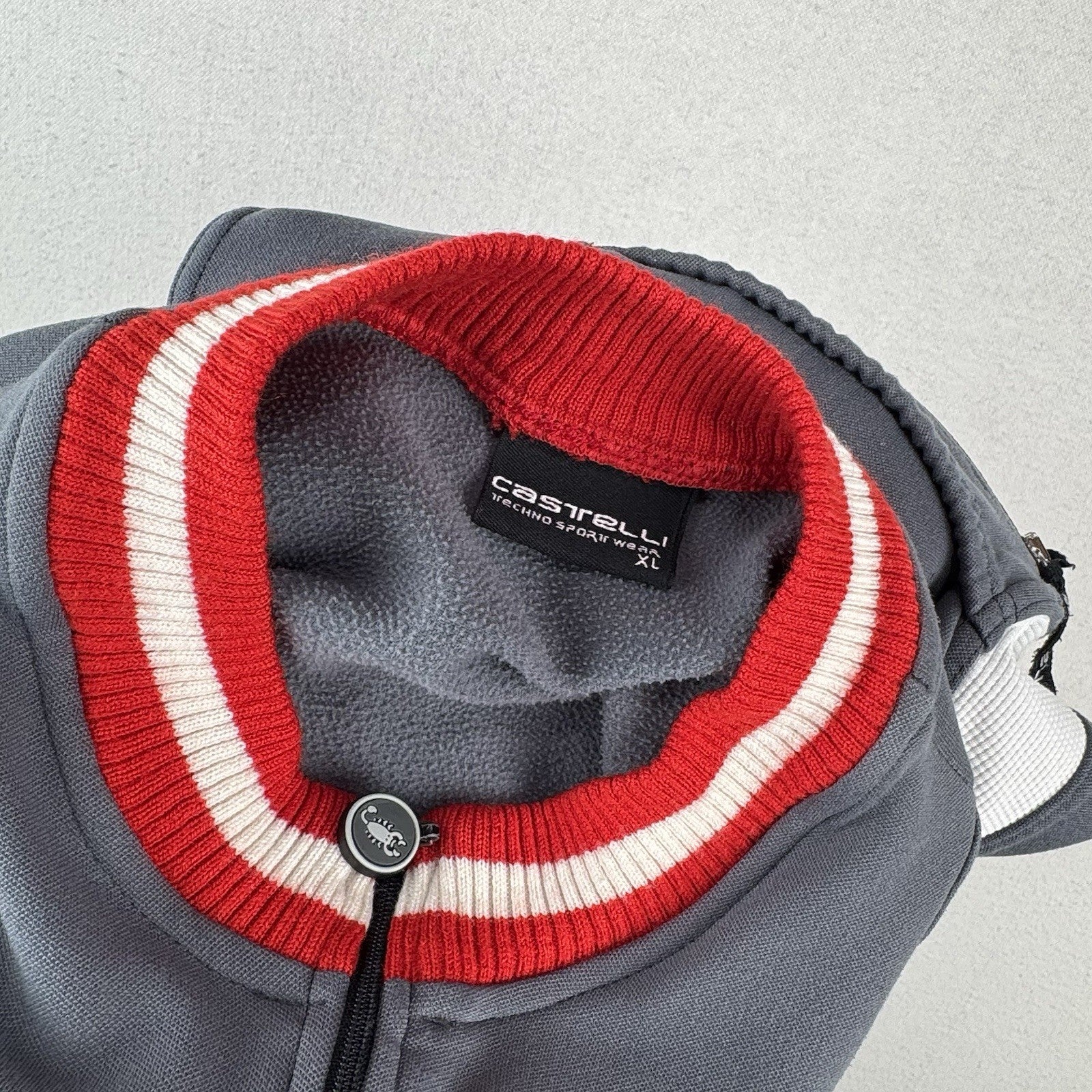 Vtg Castelli Men's XL Cycling Jersey Jacket L/S Made in Italy & Rare *Read