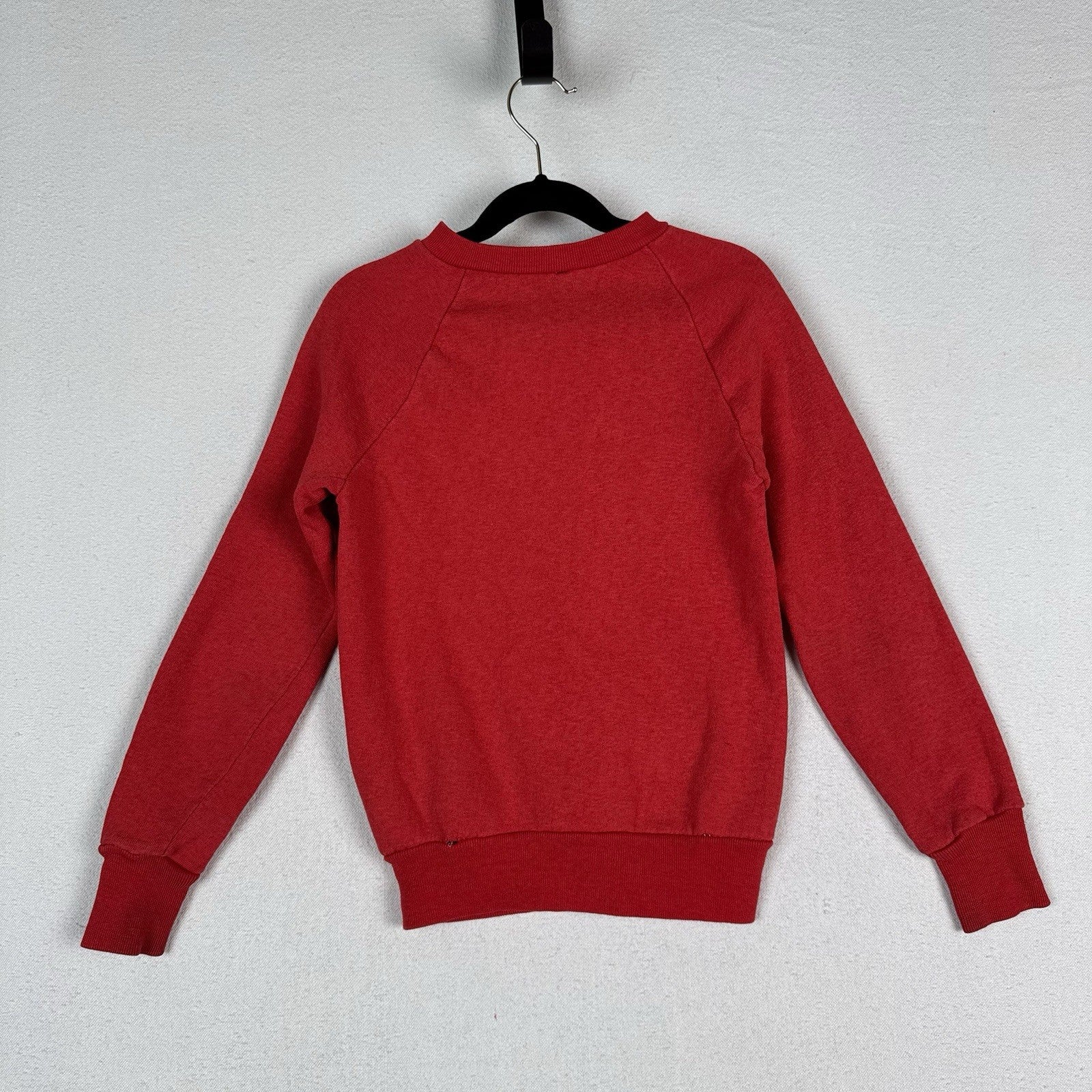 Vintage 70’s Kids Levi’s Big E Sta-Prest Twill Pants Red Raglan Crewneck Set 6-7