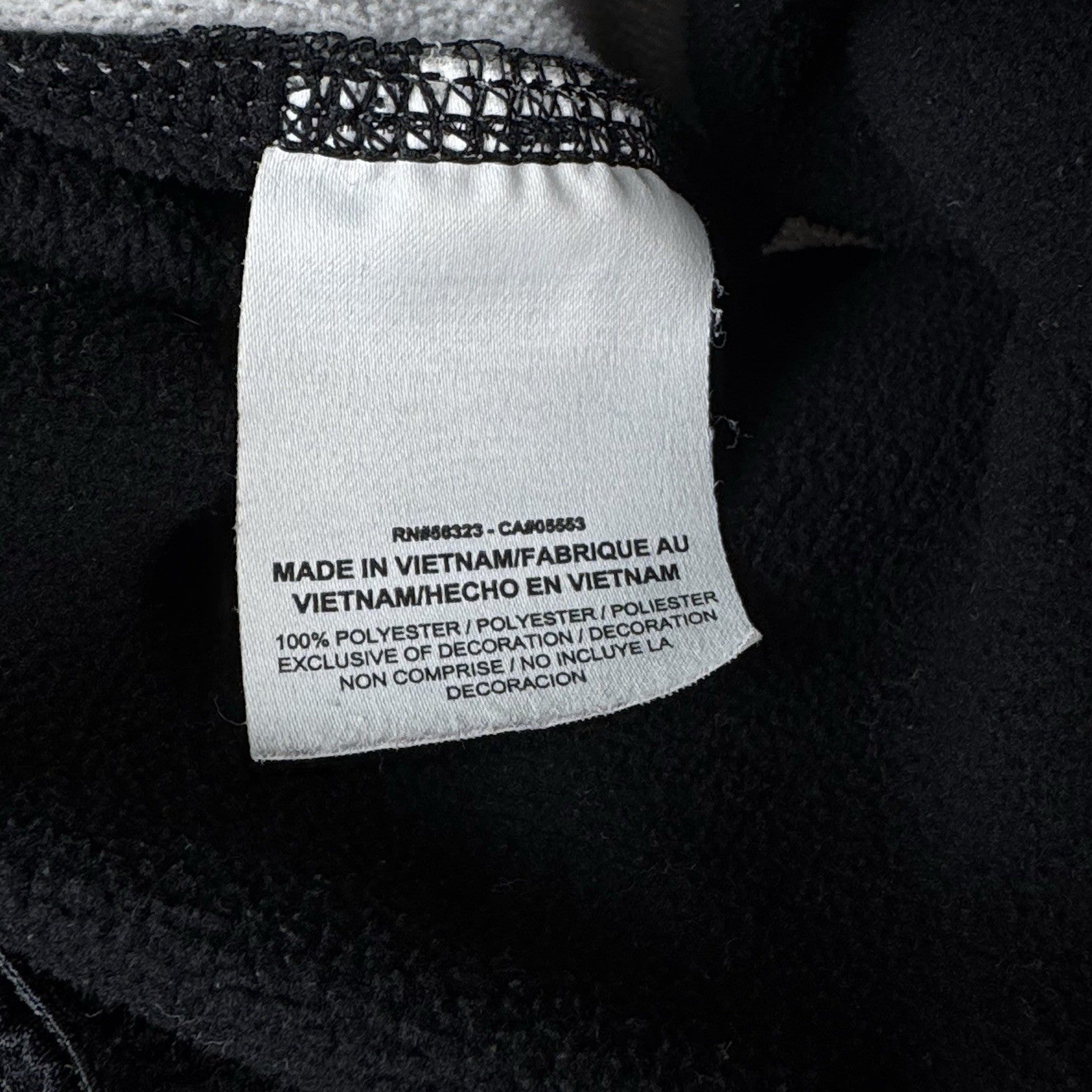 Nike Sweatpants Mens Large Black Gray Thermafit Fleece Ankle Cinch Swoosh Logo