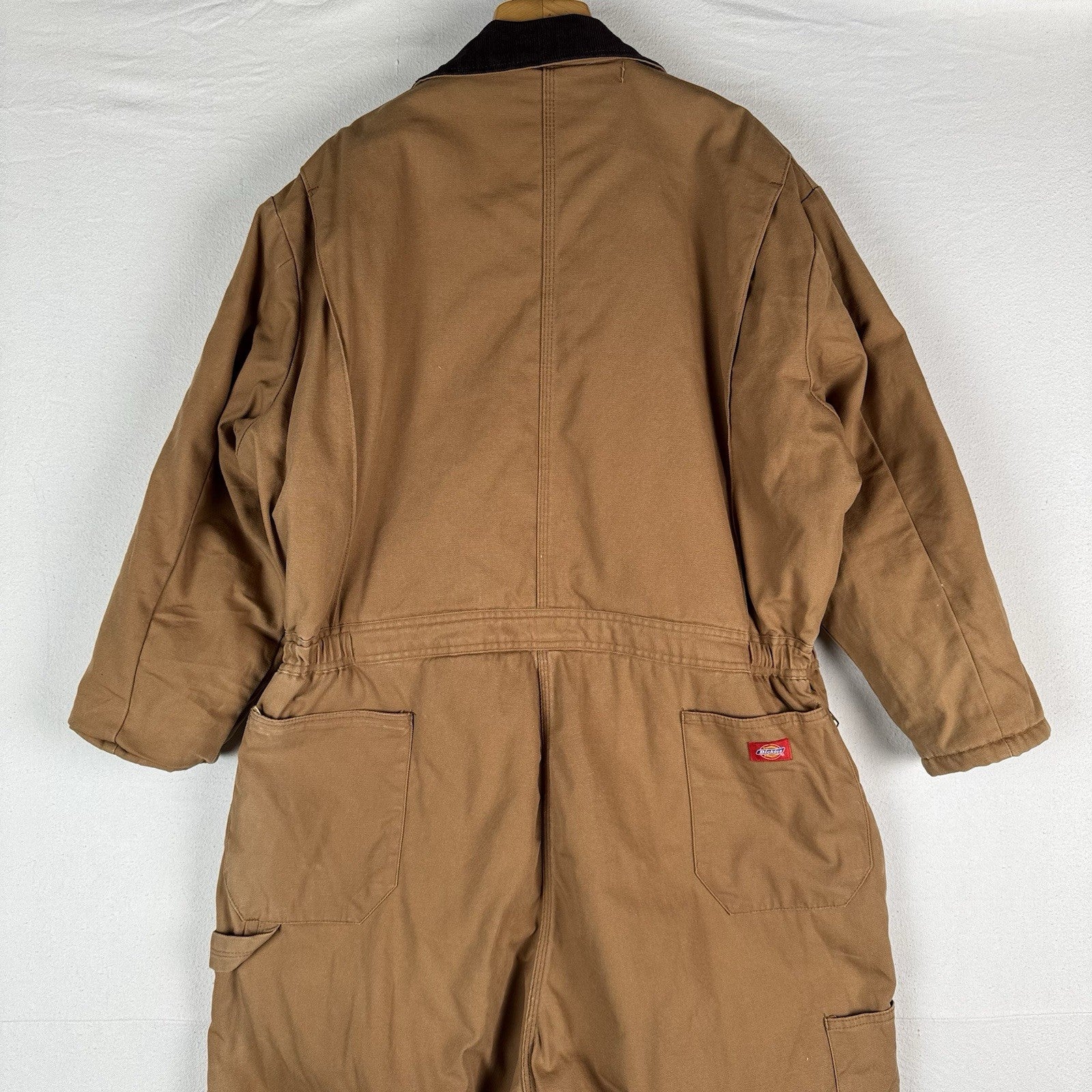 Dickies Premium Insulated Quilted Coverall 2X-RG Brown Duck 42X28