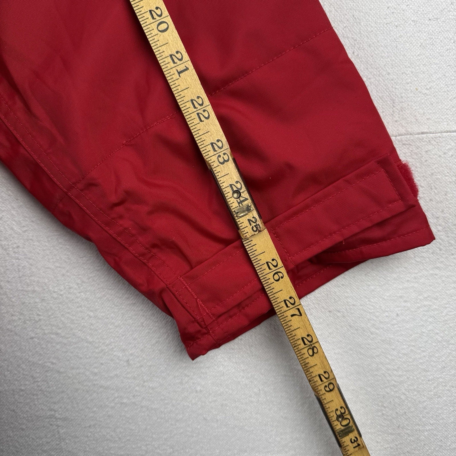 Vtg Sea Gear North Sea Fishing Jacket Mens L  Red Zip Hooded 41118 Raincoat
