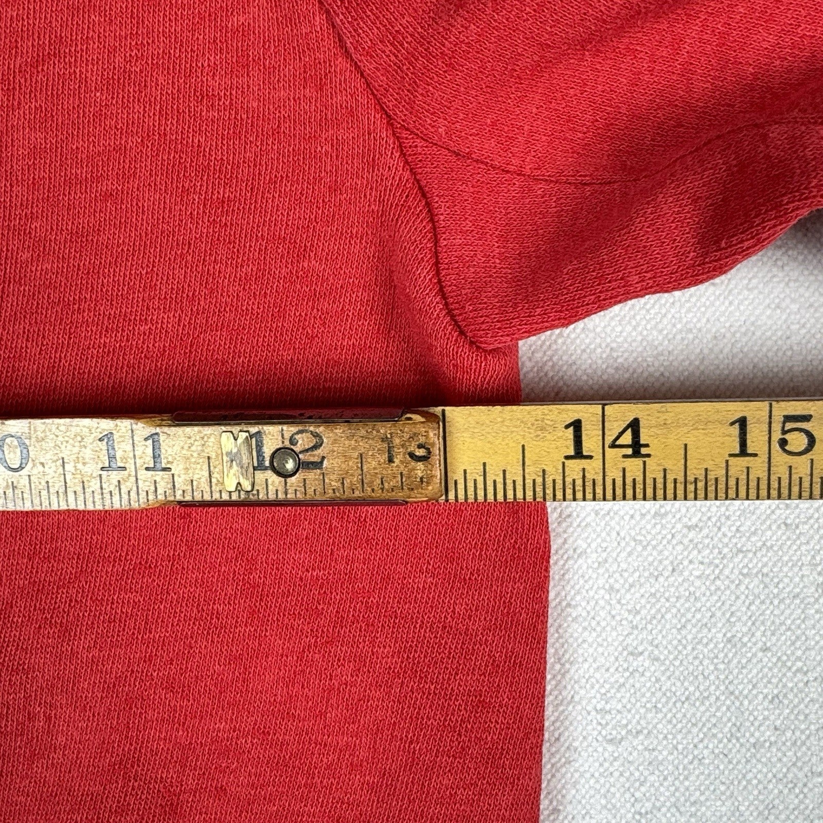 Vintage 70’s Kids Levi’s Big E Sta-Prest Twill Pants Red Raglan Crewneck Set 6-7