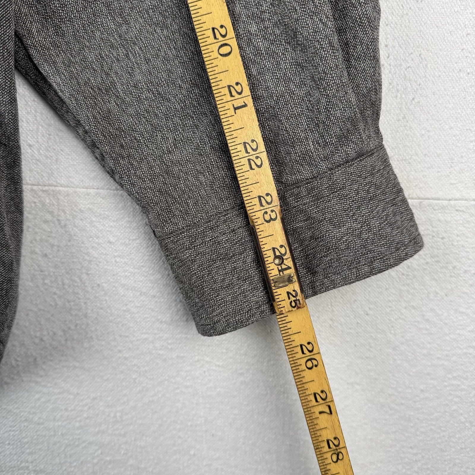90’s Vintage Polo Ralph Lauren Men’s XL Cotton Workshirt Grey Brown