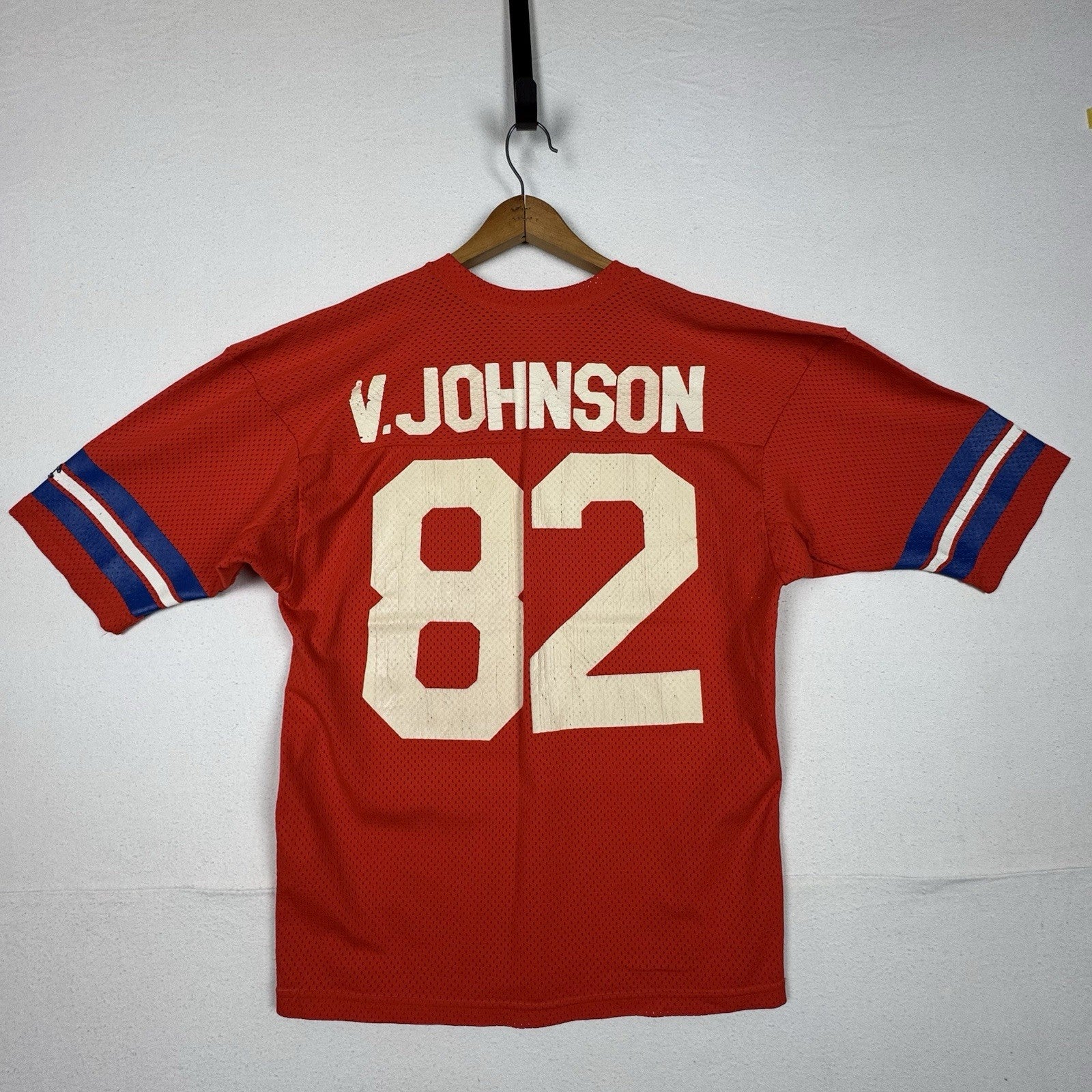 Vintage Vance Johnson Denver Broncos Champion Jersey Size Large #82