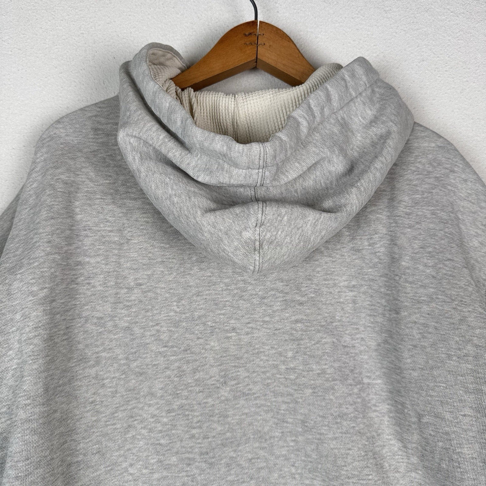 Vtg Polo Ralph Lauren Thermal Hoodie Men’s 2XB Full Zip Gray Sweatshirt *Read