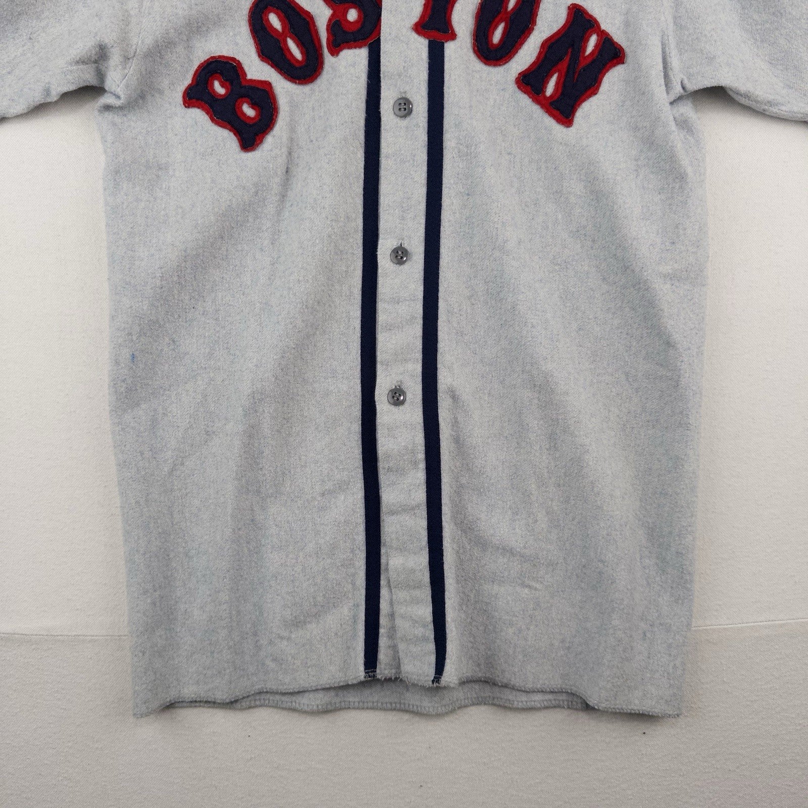 80’s Vtg Boston Red Sox Flannel Road Baseball Jersey Empire Sporting Goods