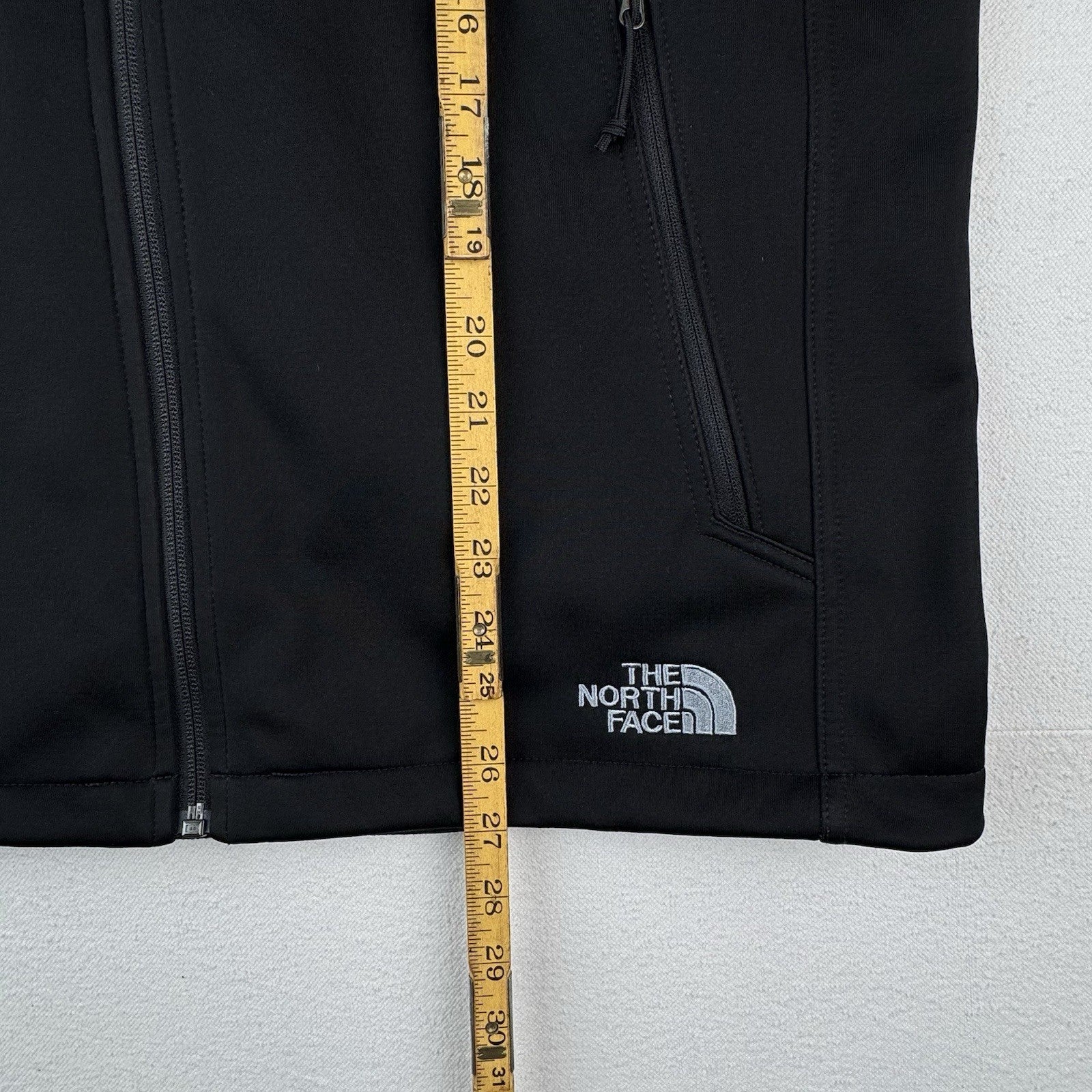 Key Bank North Face Windwall Vest Mens XL Black Full Zip Investment Finance Bank