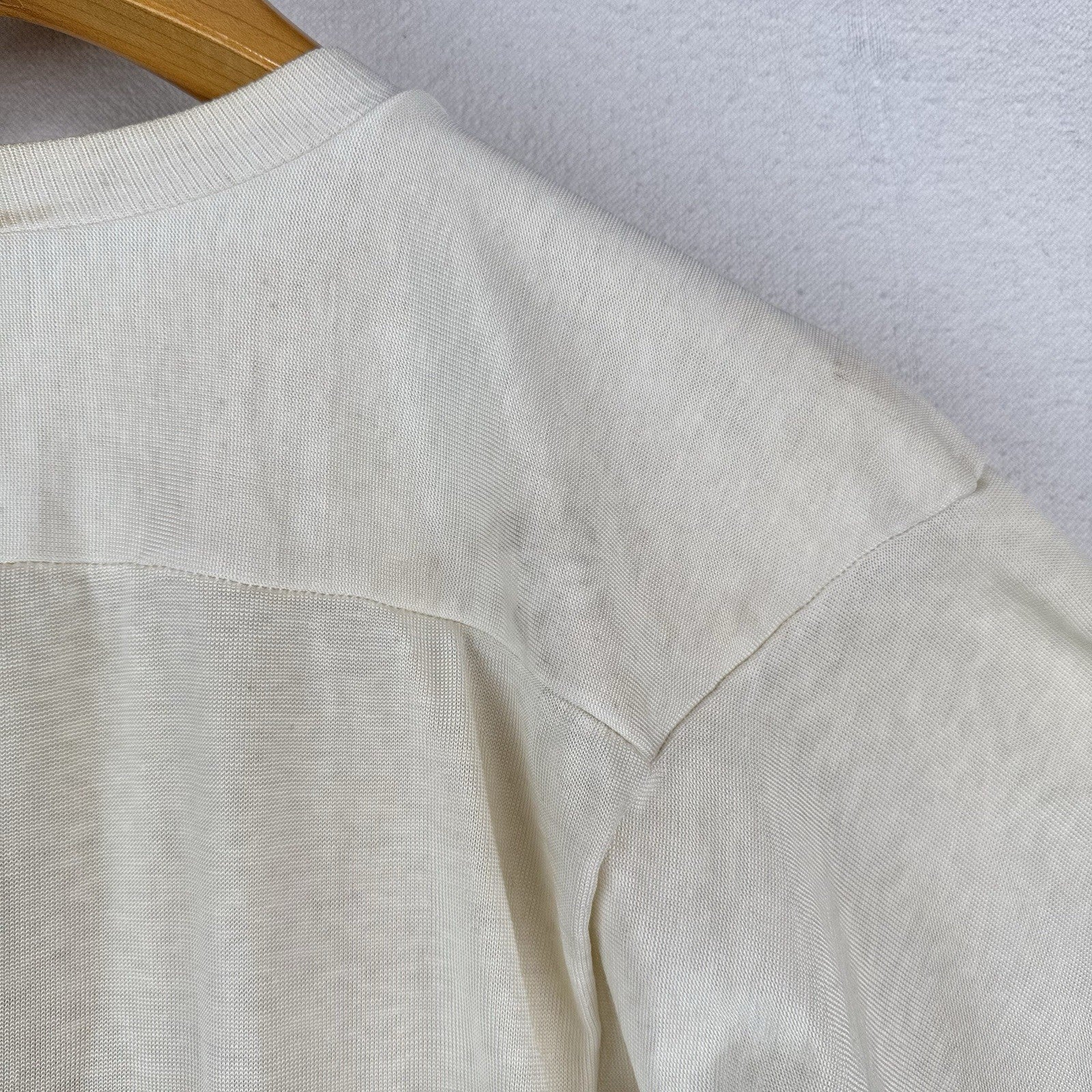 70’s Vintage Ramapo College Football Jersey Shirt Off White Made USA Men’s M