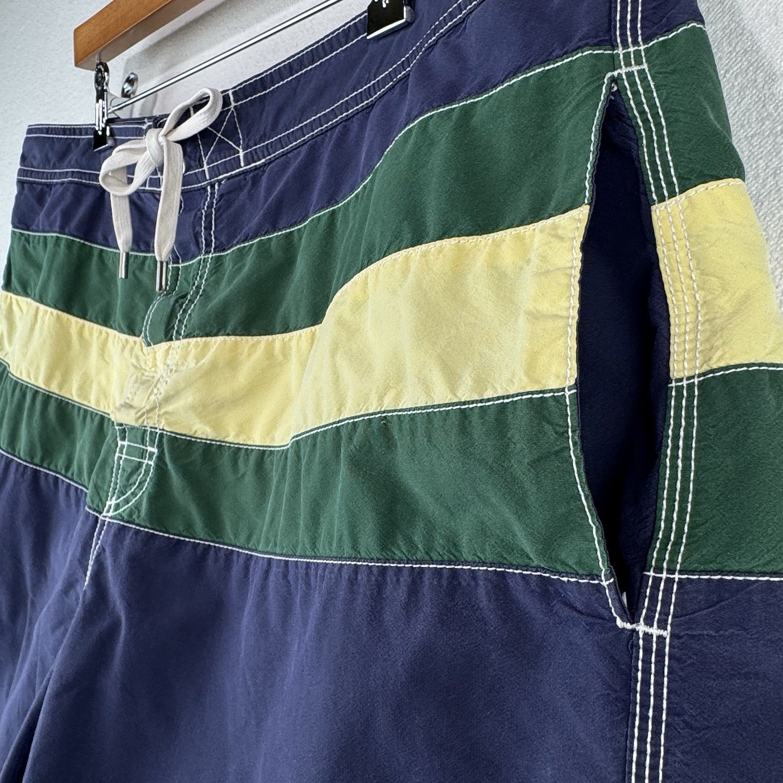 90’s Vintage Polo Ralph Lauren Board Shorts Size 2XL Embroidered Polo Player 9”