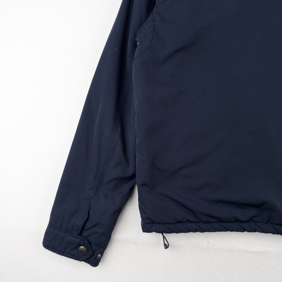 Polo By Ralph Lauren Men’s M Fleece Lined Hooded Nylon Jacket Navy Blue *Read