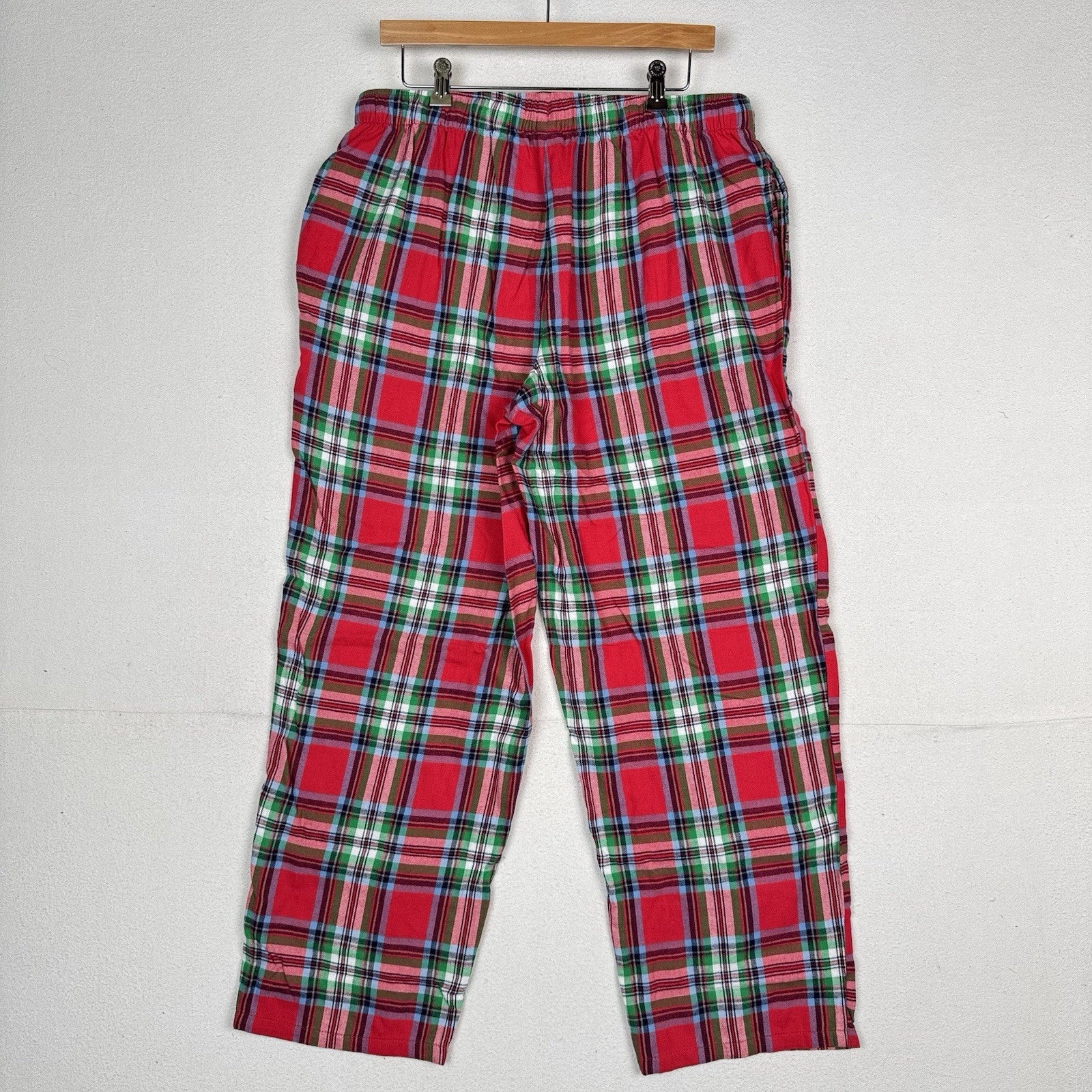 Lands End Men’s L 36-38 Colorful Flannel Plaid Lounge Pants NWOT