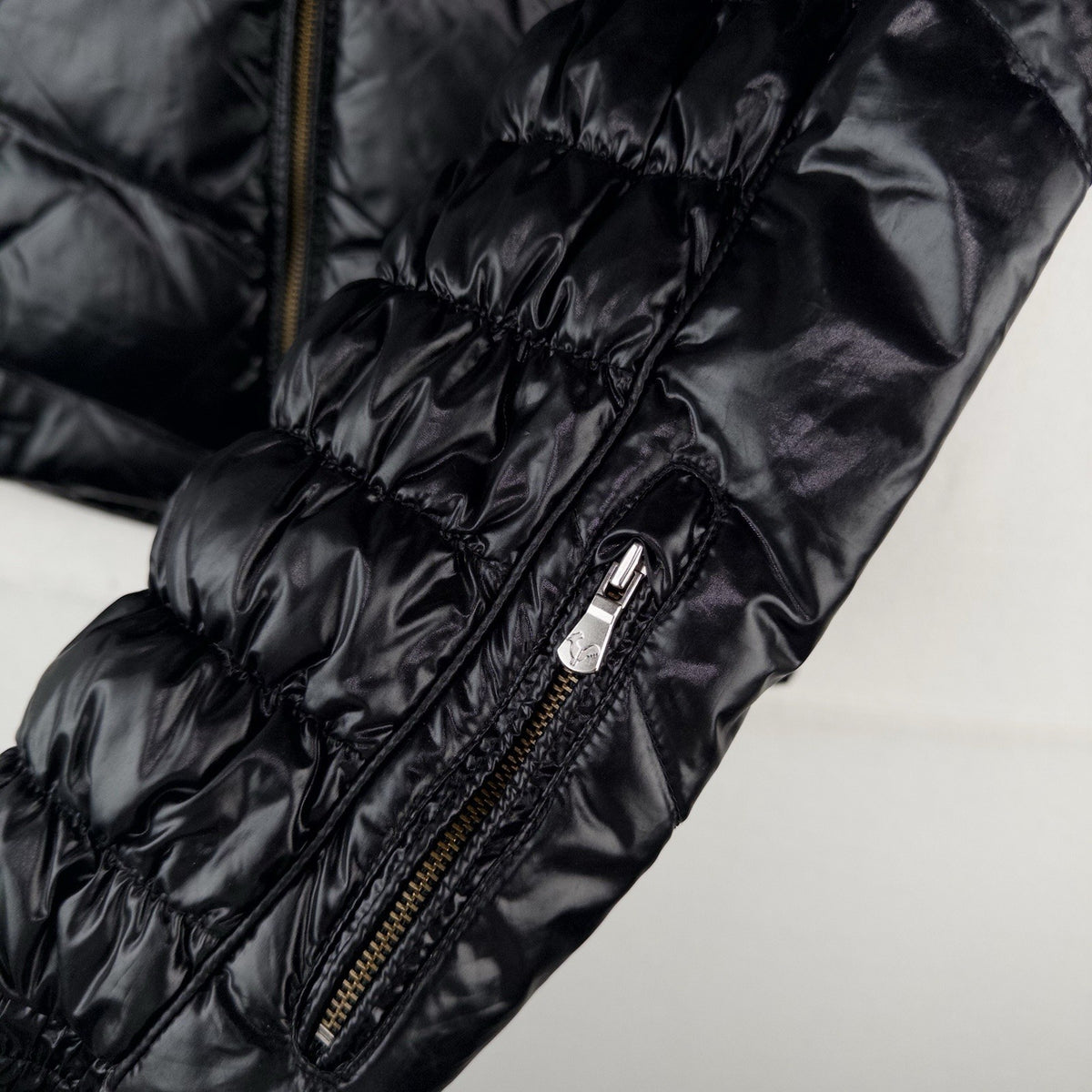 Rossignol Glossy Down Puffer Ski Jacket Women’s Large Quilted Black