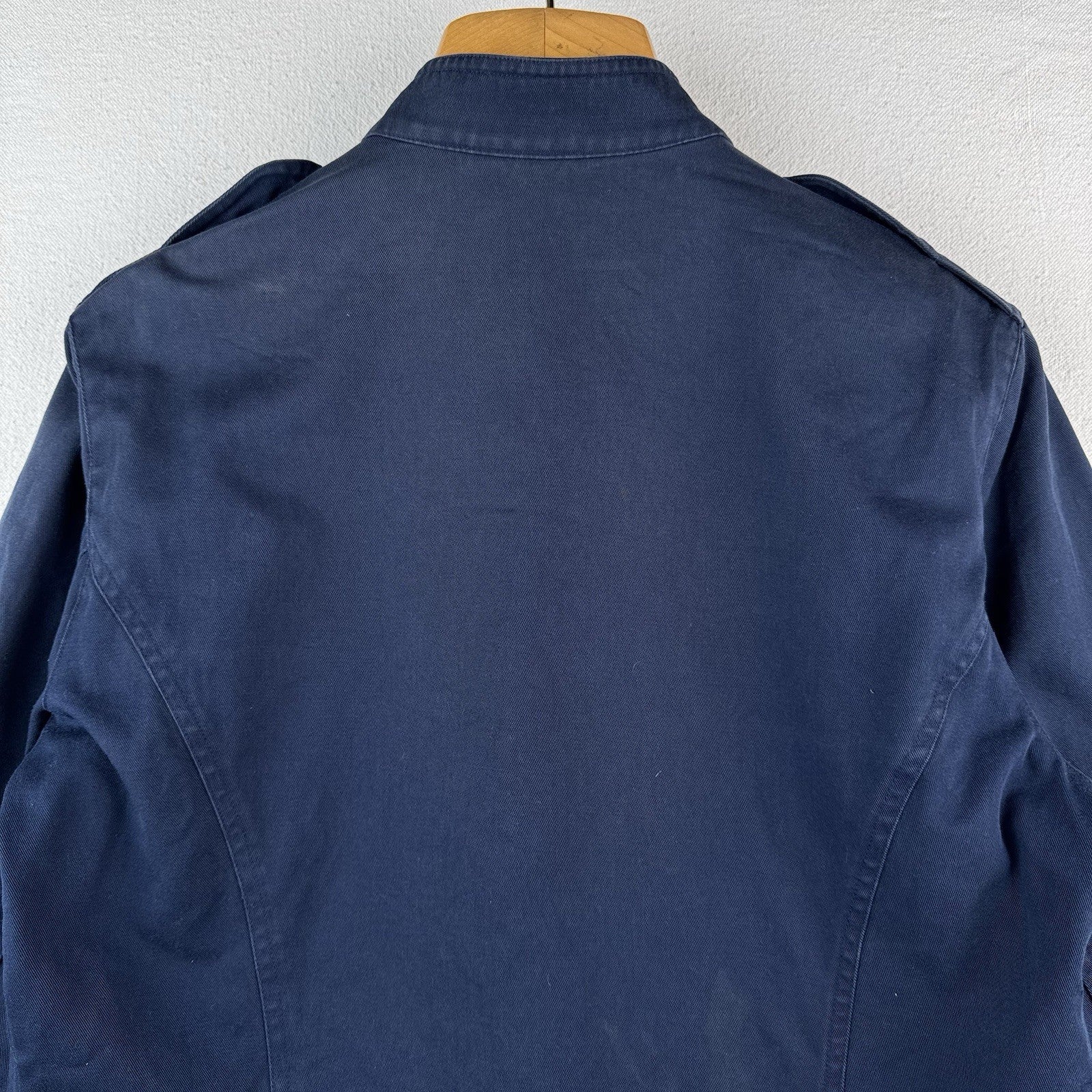 Lauren Ralph Lauren Military Field Jacket Blue Gold Buttons Women's 12 *Read