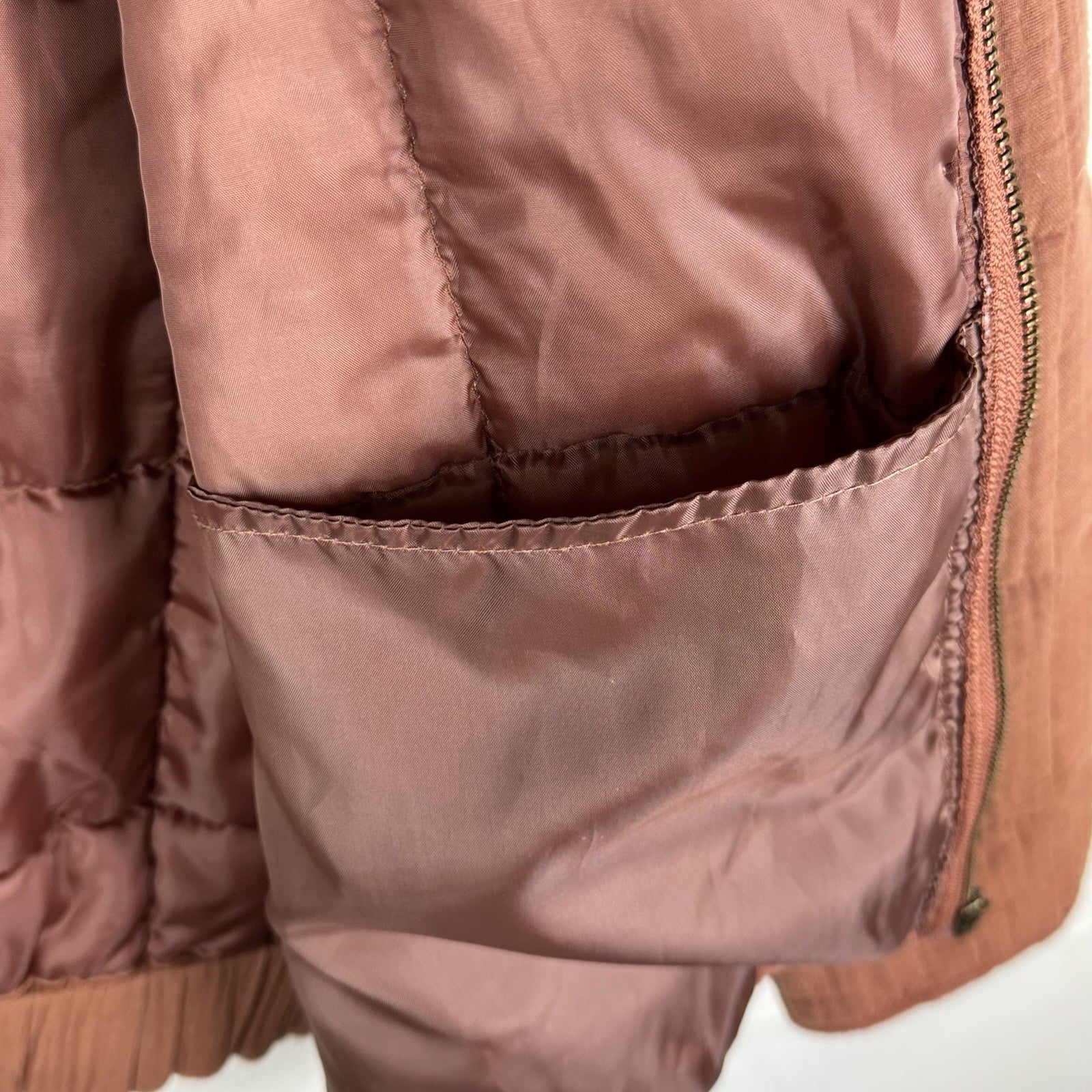 O'Neill Mabeline Women's Quilted Jacket Rustic Brown Size XS