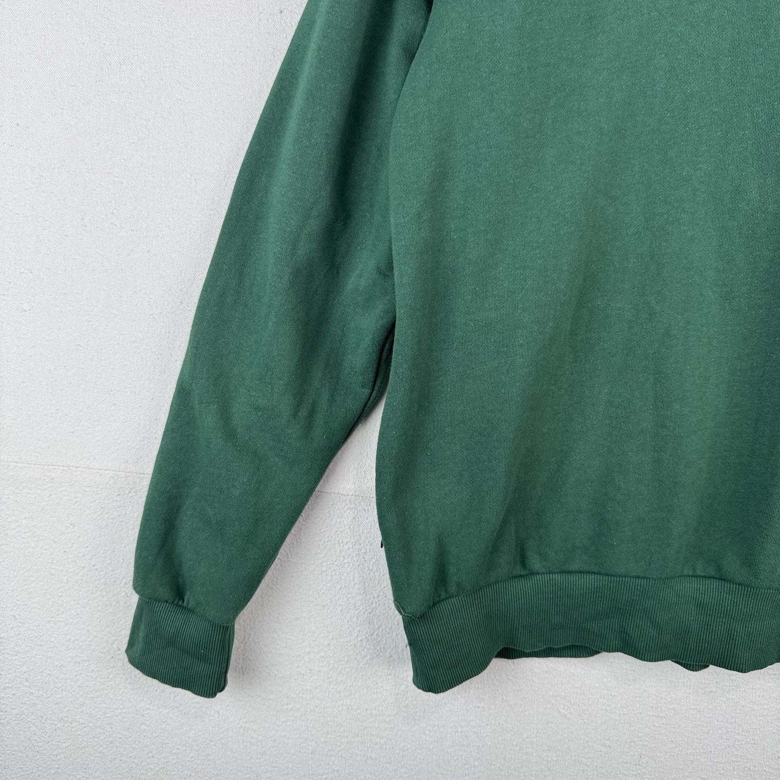 Coca-Cola 1/4 Zip Men's XL Green Red Embroidered Fleece Sweatshirt *Read